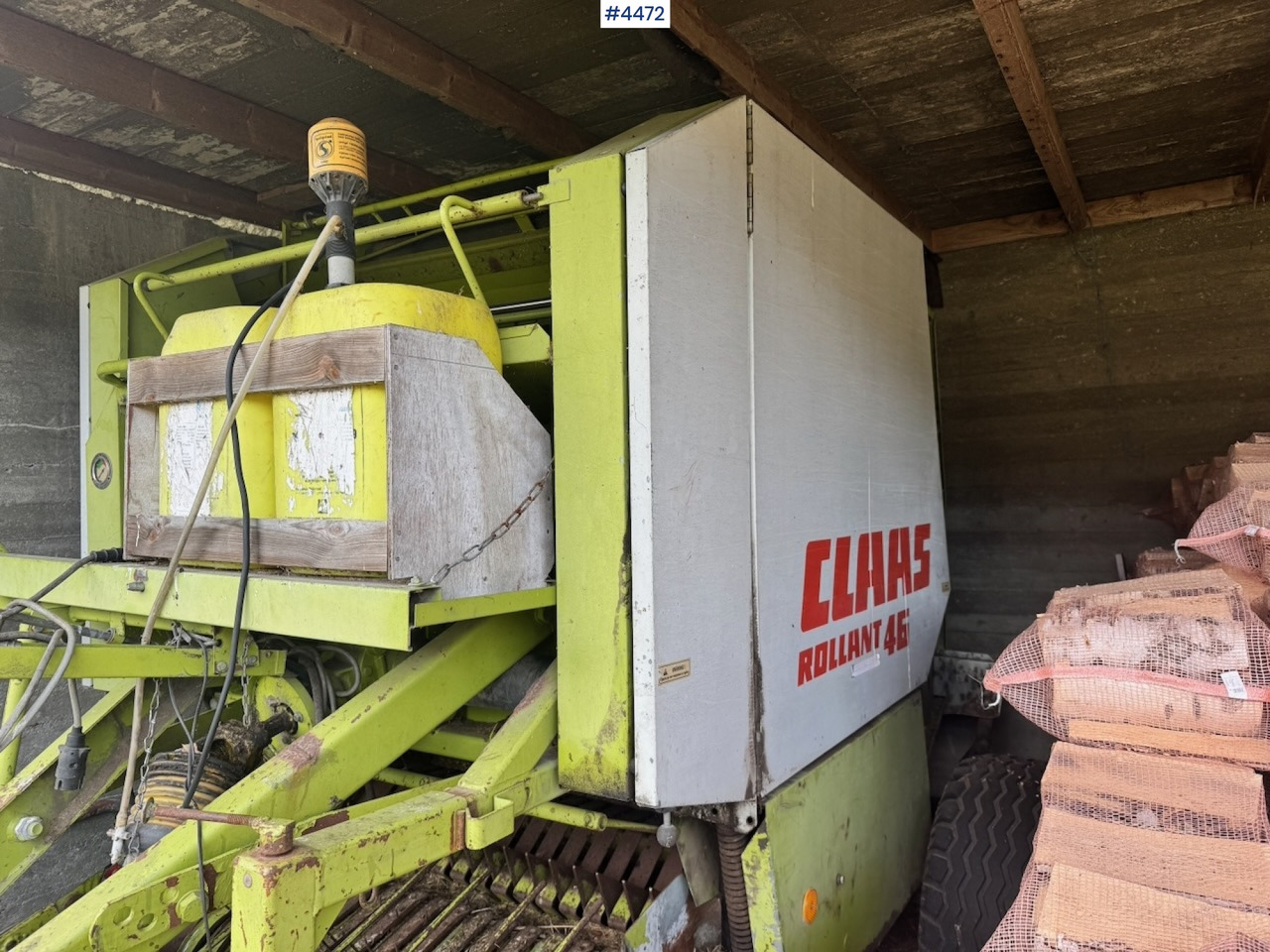 1990 Claas Rollant 46 Round Baler - Σανού και κτηνοτροφικά μηχανήματα: φωτογραφία 3 1990 Claas Rollant 46 Round Baler - Σανού και κτηνοτροφικά μηχανήματα: φωτογραφία 3