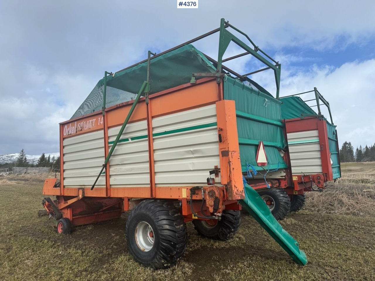 1990 Orkel Splitt 14 forage wagon - Σανού και κτηνοτροφικά μηχανήματα: φωτογραφία 4 1990 Orkel Splitt 14 forage wagon - Σανού και κτηνοτροφικά μηχανήματα: φωτογραφία 4