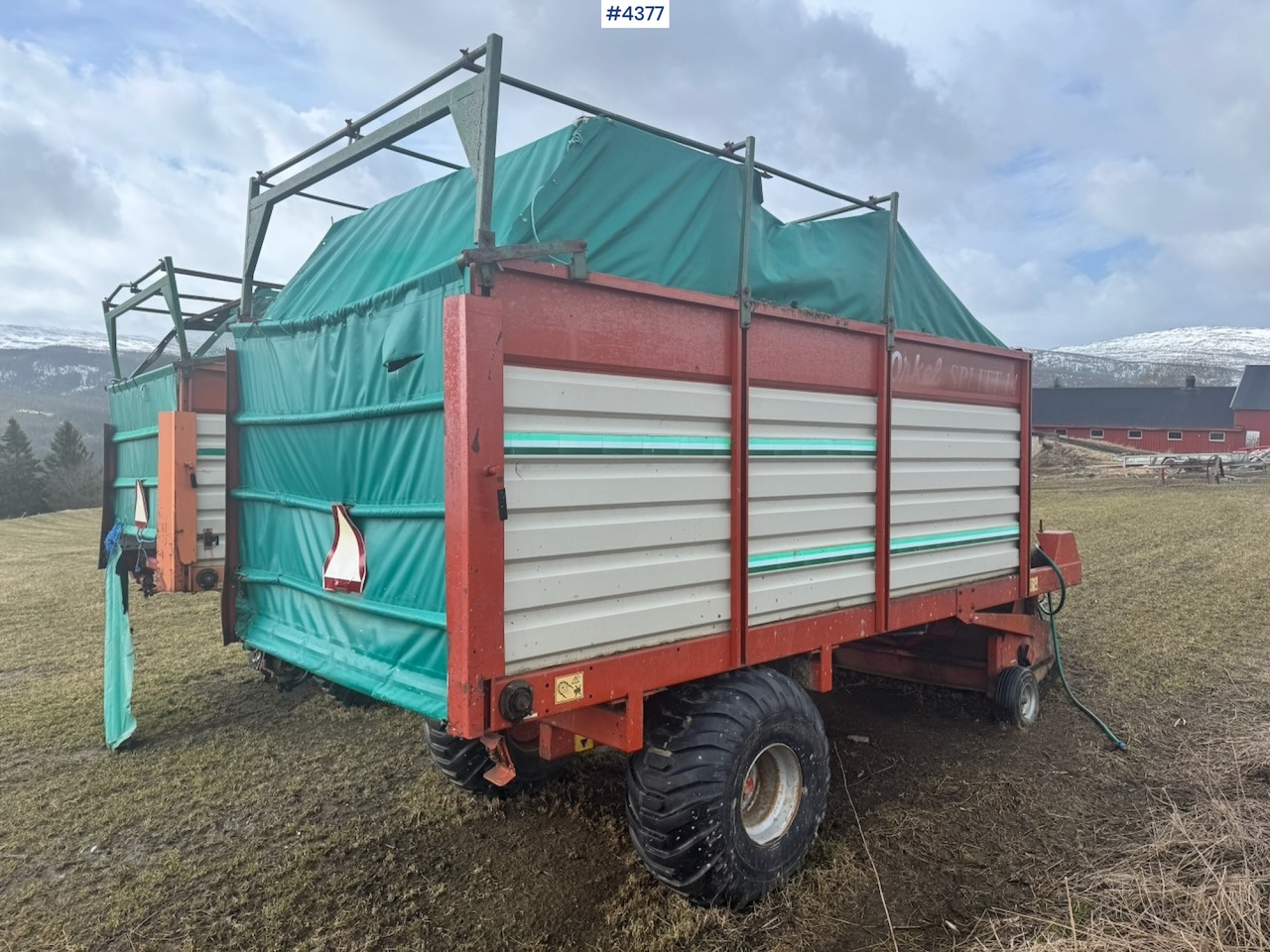 1990 Orkel Splitt 14 forage wagon - Σανού και κτηνοτροφικά μηχανήματα: φωτογραφία 5 1990 Orkel Splitt 14 forage wagon - Σανού και κτηνοτροφικά μηχανήματα: φωτογραφία 5