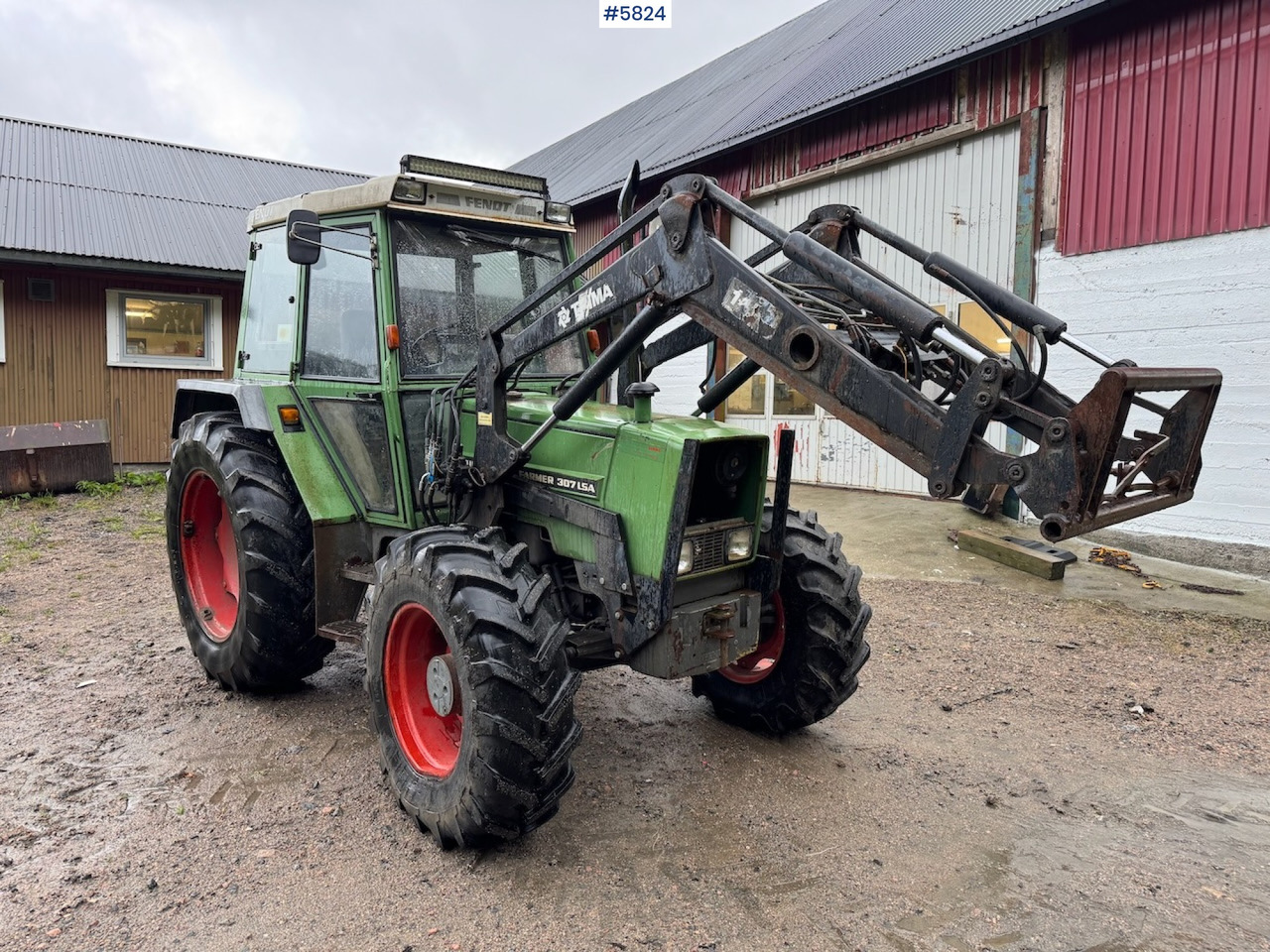 1991 Fendt Farmer 307 LSA w/ front loader. - Τρακτέρ: φωτογραφία 4 1991 Fendt Farmer 307 LSA w/ front loader. - Τρακτέρ: φωτογραφία 4