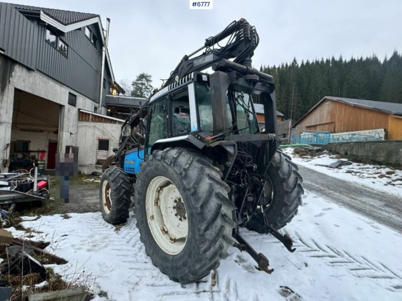 Τρακτέρ 1993 Valmet 8100 with Hiab FMV crane and log trailer: φωτογραφία 8 Τρακτέρ 1993 Valmet 8100 with Hiab FMV crane and log trailer: φωτογραφία 8