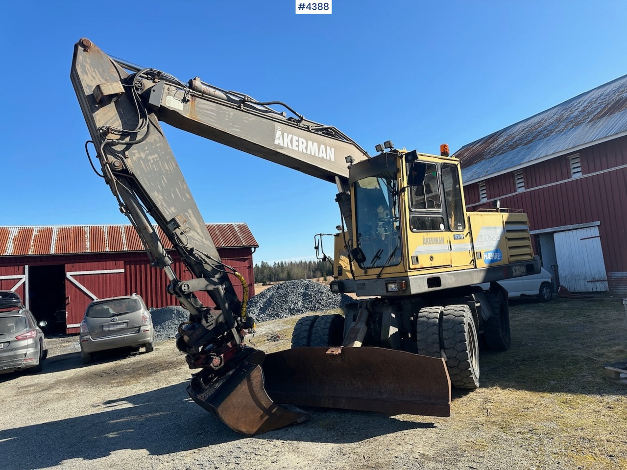 1995 Åkermann EW200 Wheel machine w/ grading bucket og tiltrotator. WATCH VIDEO. - Εκσκαφέας: φωτογραφία 5 1995 Åkermann EW200 Wheel machine w/ grading bucket og tiltrotator. WATCH VIDEO. - Εκσκαφέας: φωτογραφία 5