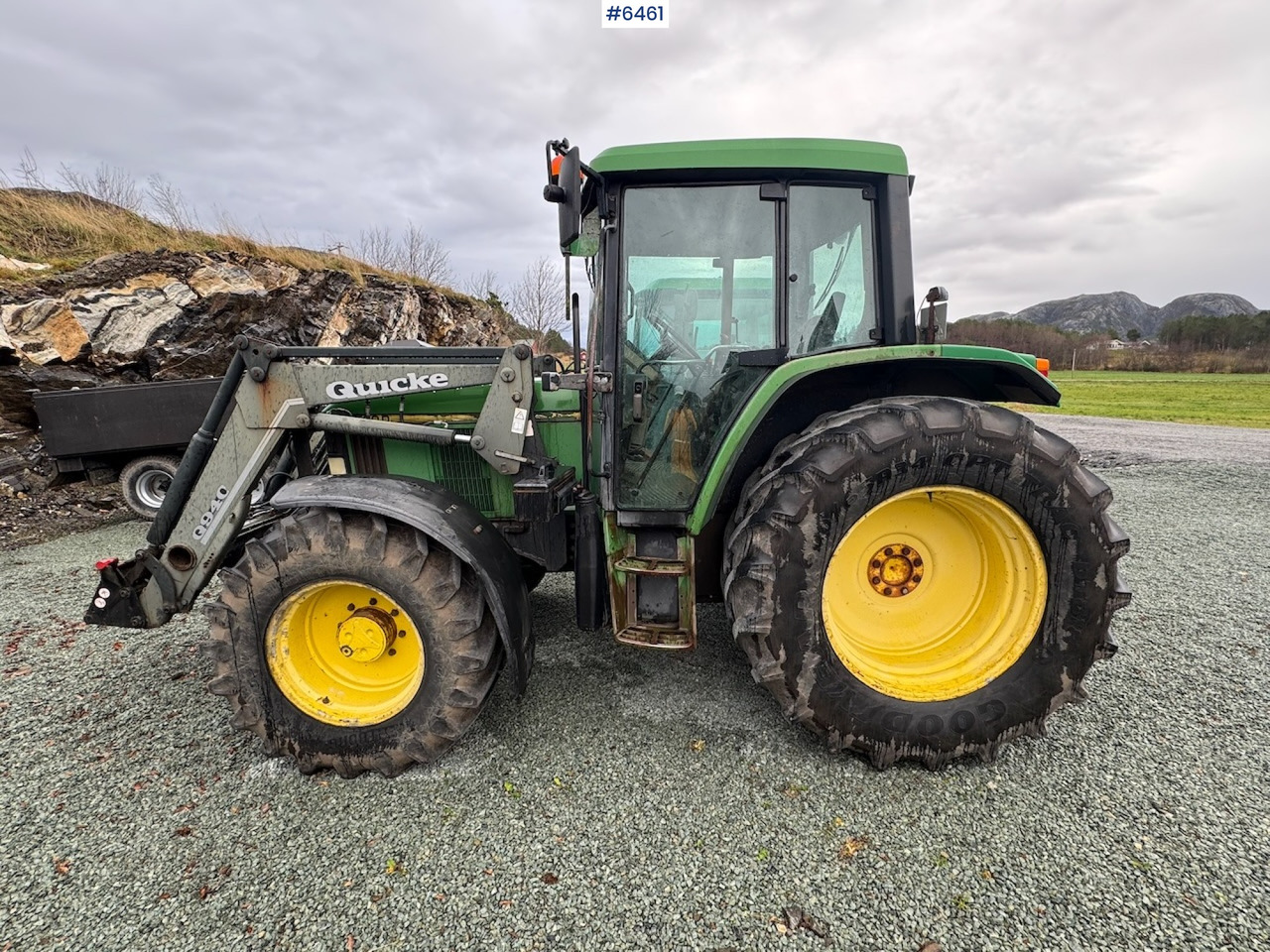 1995 John Deere 6400 w/ Quicke 960 loader. WATCH THE VIDEO! - Τρακτέρ: φωτογραφία 2 1995 John Deere 6400 w/ Quicke 960 loader. WATCH THE VIDEO! - Τρακτέρ: φωτογραφία 2