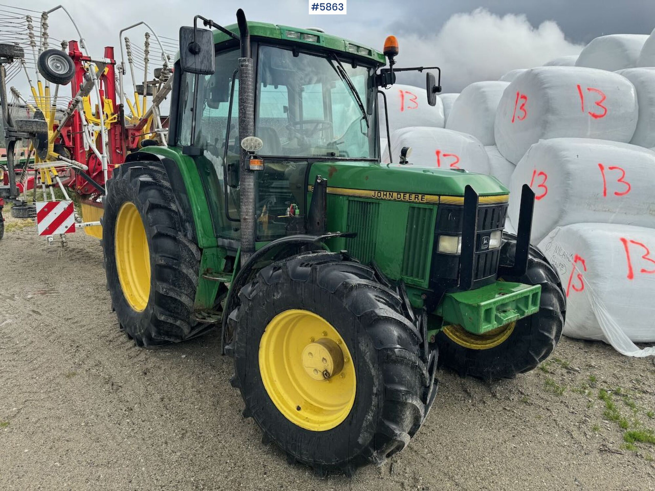 1996 John Deere 6400 4x4 w/ front loader. - Τρακτέρ: φωτογραφία 2 1996 John Deere 6400 4x4 w/ front loader. - Τρακτέρ: φωτογραφία 2