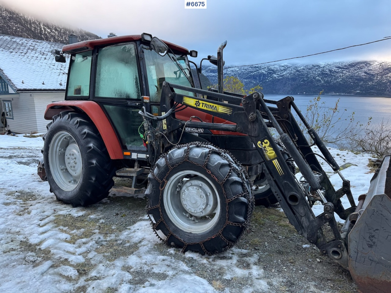 Τρακτέρ 1997 New Holland L 85 w/ front loader.: φωτογραφία 7