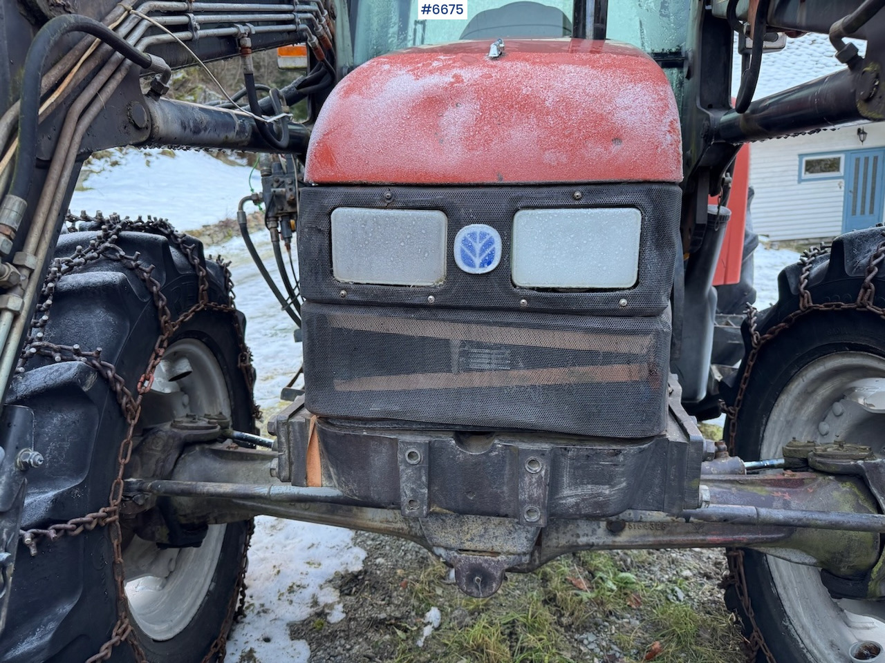 Τρακτέρ 1997 New Holland L 85 w/ front loader.: φωτογραφία 6