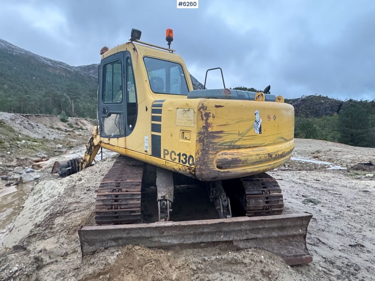 Εκσκαφέας 1998 Komatsu PC130-6K with Grading Bucket and Digging Bucket!: φωτογραφία 11
