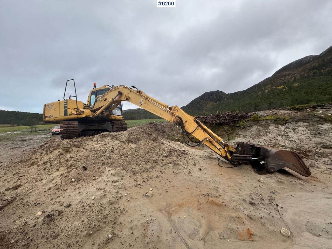 Εκσκαφέας 1998 Komatsu PC130-6K with Grading Bucket and Digging Bucket!: φωτογραφία 6