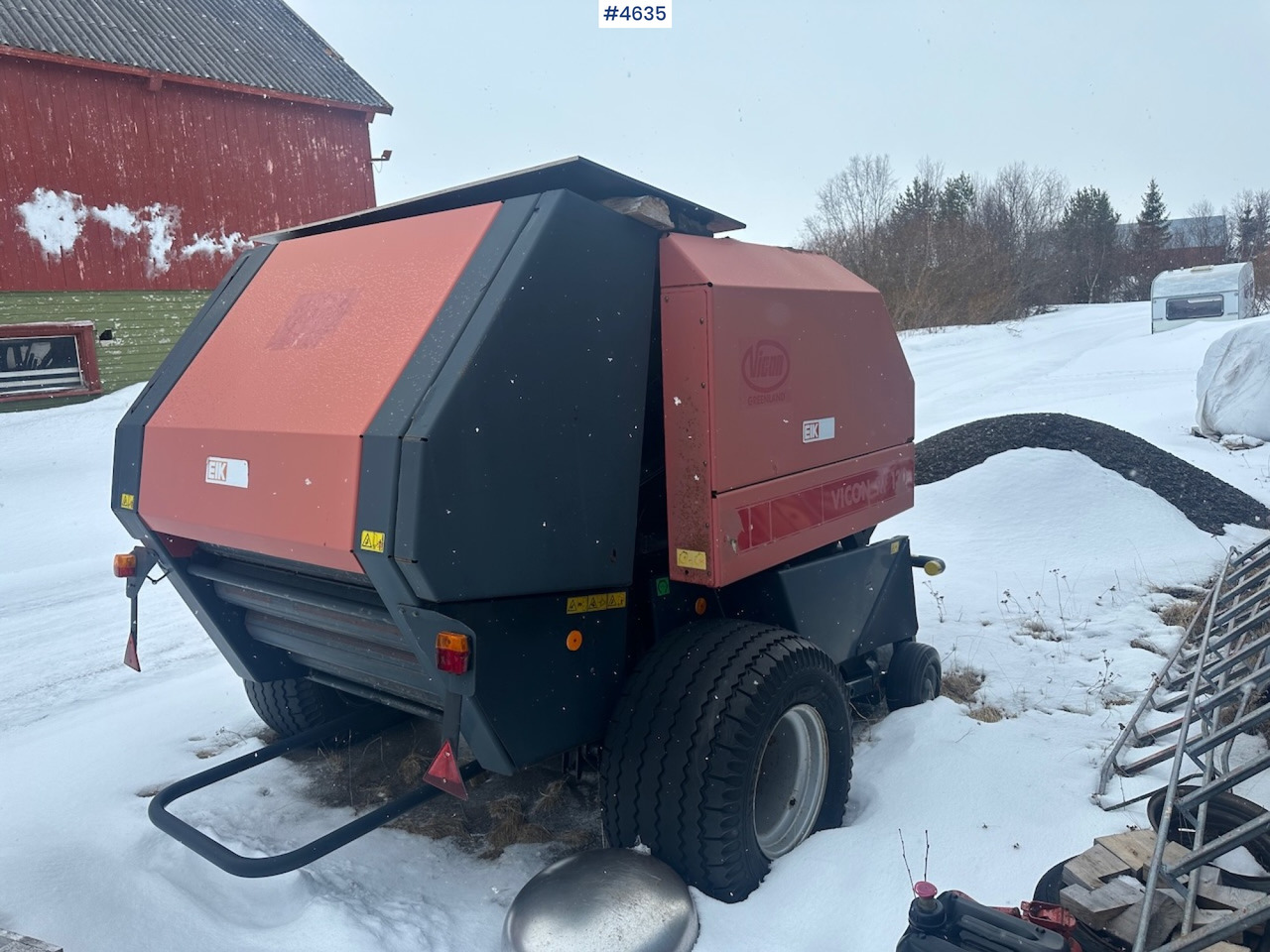 1998 Vicon RF 130 Round baler. - Σανού και κτηνοτροφικά μηχανήματα: φωτογραφία 4 1998 Vicon RF 130 Round baler. - Σανού και κτηνοτροφικά μηχανήματα: φωτογραφία 4
