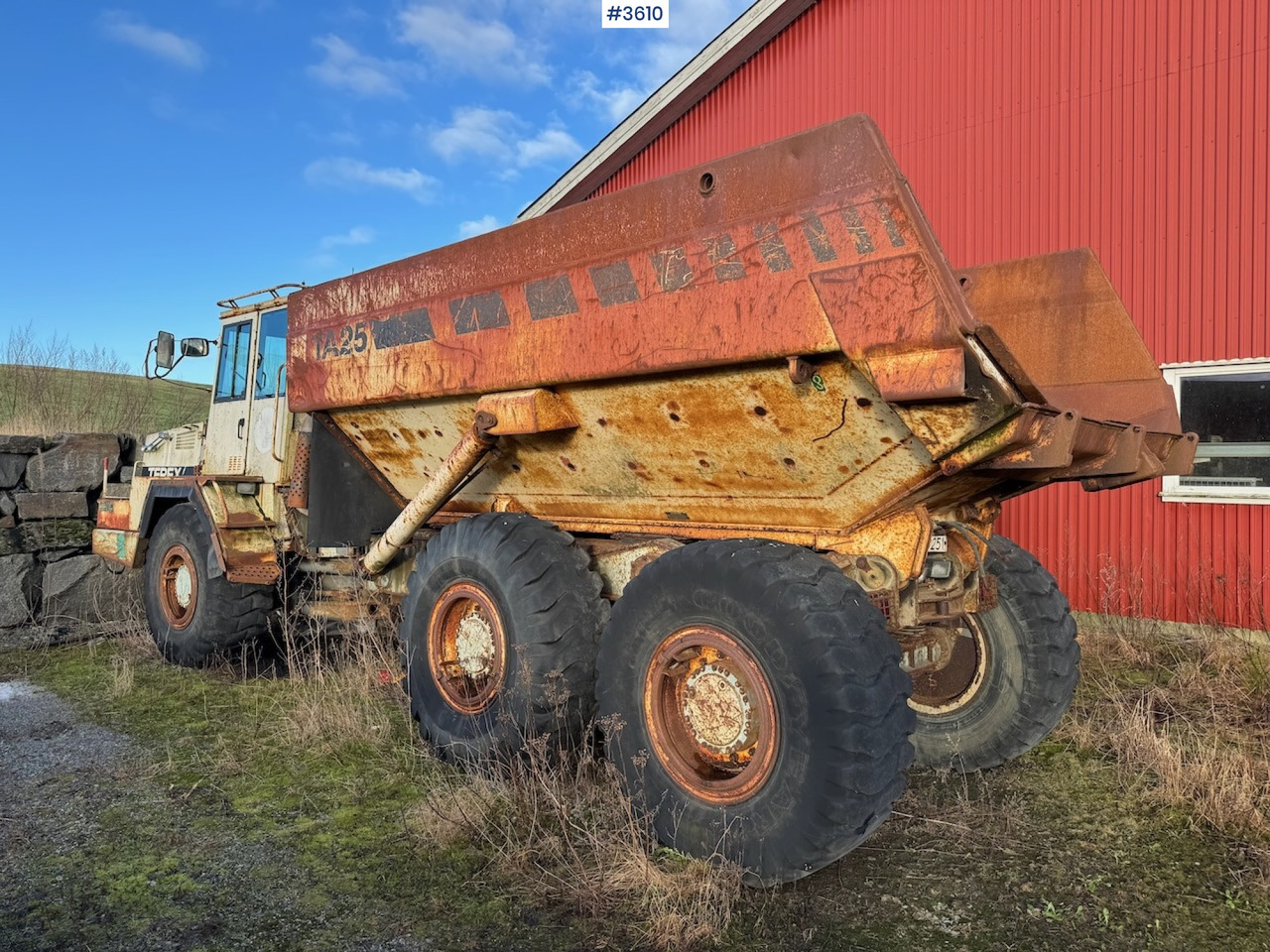 1999 Terex TA25 Dumper m/ lite timer. - Αρθρωτό φορτηγό: φωτογραφία 4 1999 Terex TA25 Dumper m/ lite timer. - Αρθρωτό φορτηγό: φωτογραφία 4