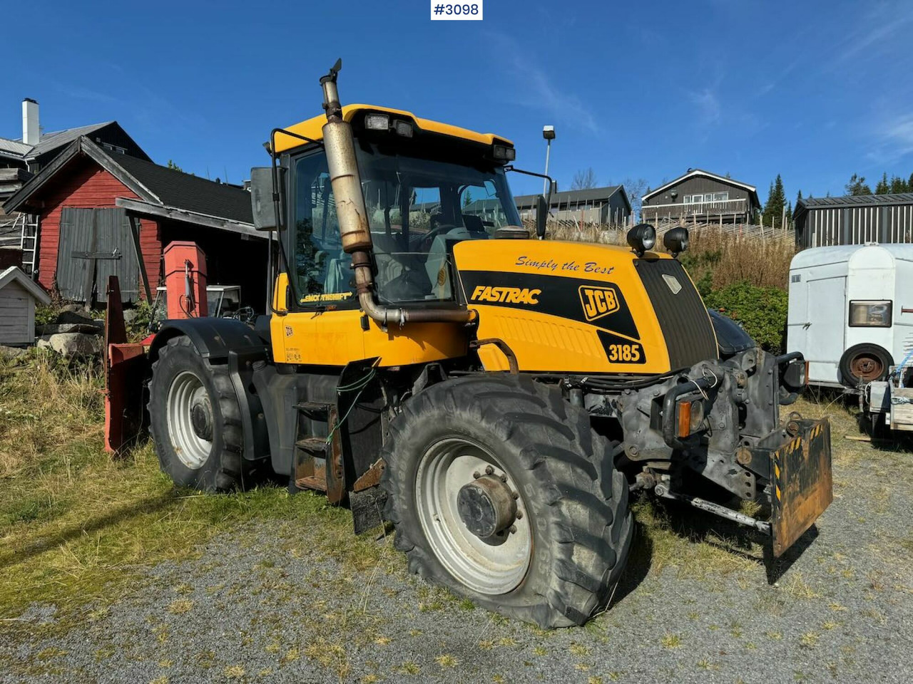 2001 JCB Fastrac 3185 4x4. The plow rigged and two sets of tires. - Τρακτέρ: φωτογραφία 3 2001 JCB Fastrac 3185 4x4. The plow rigged and two sets of tires. - Τρακτέρ: φωτογραφία 3