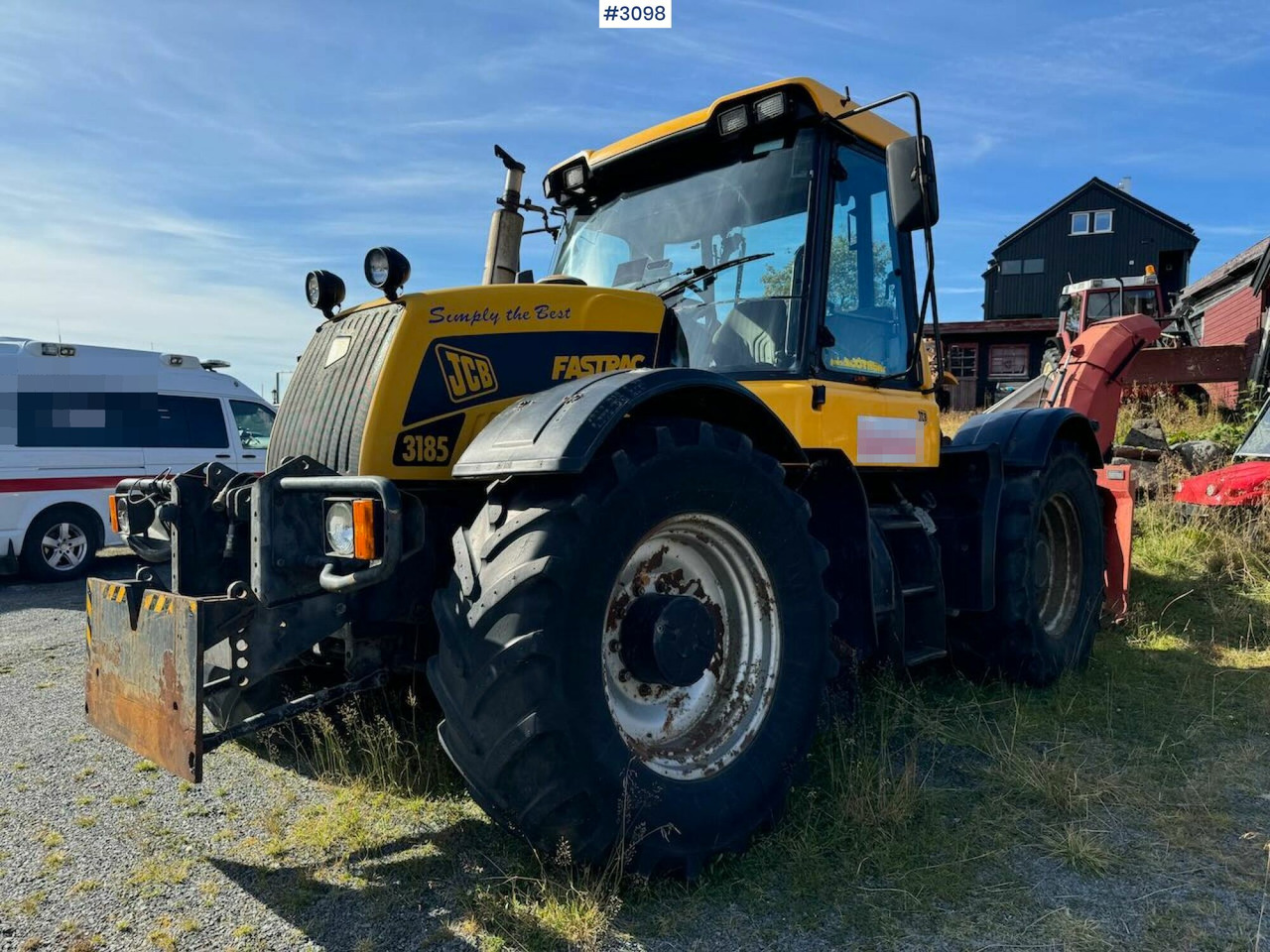 2001 JCB Fastrac 3185 4x4. The plow rigged and two sets of tires. - Τρακτέρ: φωτογραφία 1 2001 JCB Fastrac 3185 4x4. The plow rigged and two sets of tires. - Τρακτέρ: φωτογραφία 1