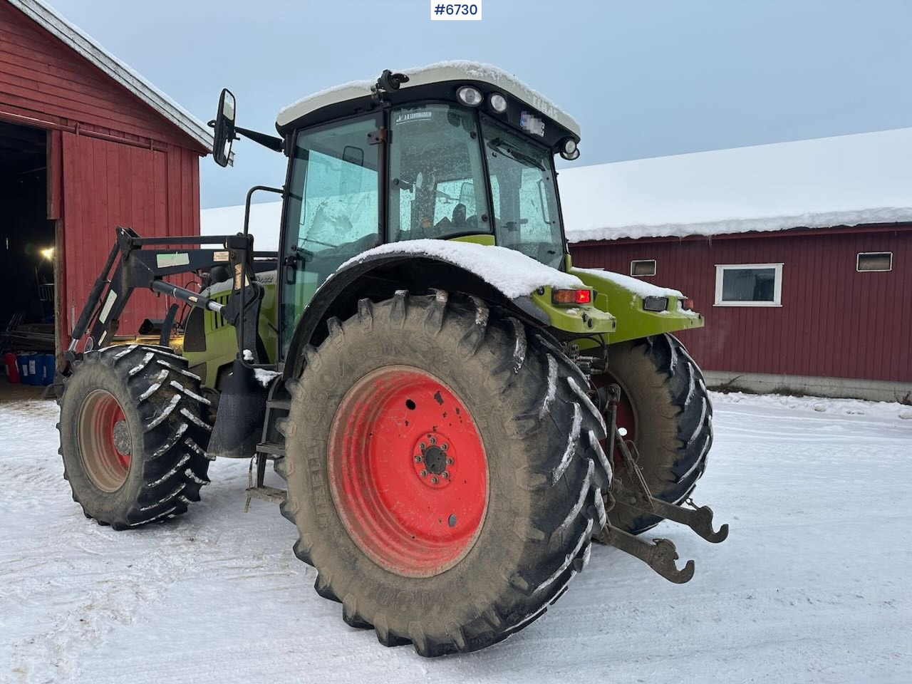 2007 Claas Ares 697 4x4 with front loader. SEE VIDEO. - Τρακτέρ: φωτογραφία 3 2007 Claas Ares 697 4x4 with front loader. SEE VIDEO. - Τρακτέρ: φωτογραφία 3