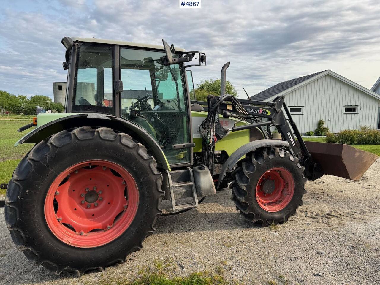 2007 Claas Celtis 446 with front loader, pallet forks, and bucket - Τρακτέρ: φωτογραφία 3 2007 Claas Celtis 446 with front loader, pallet forks, and bucket - Τρακτέρ: φωτογραφία 3