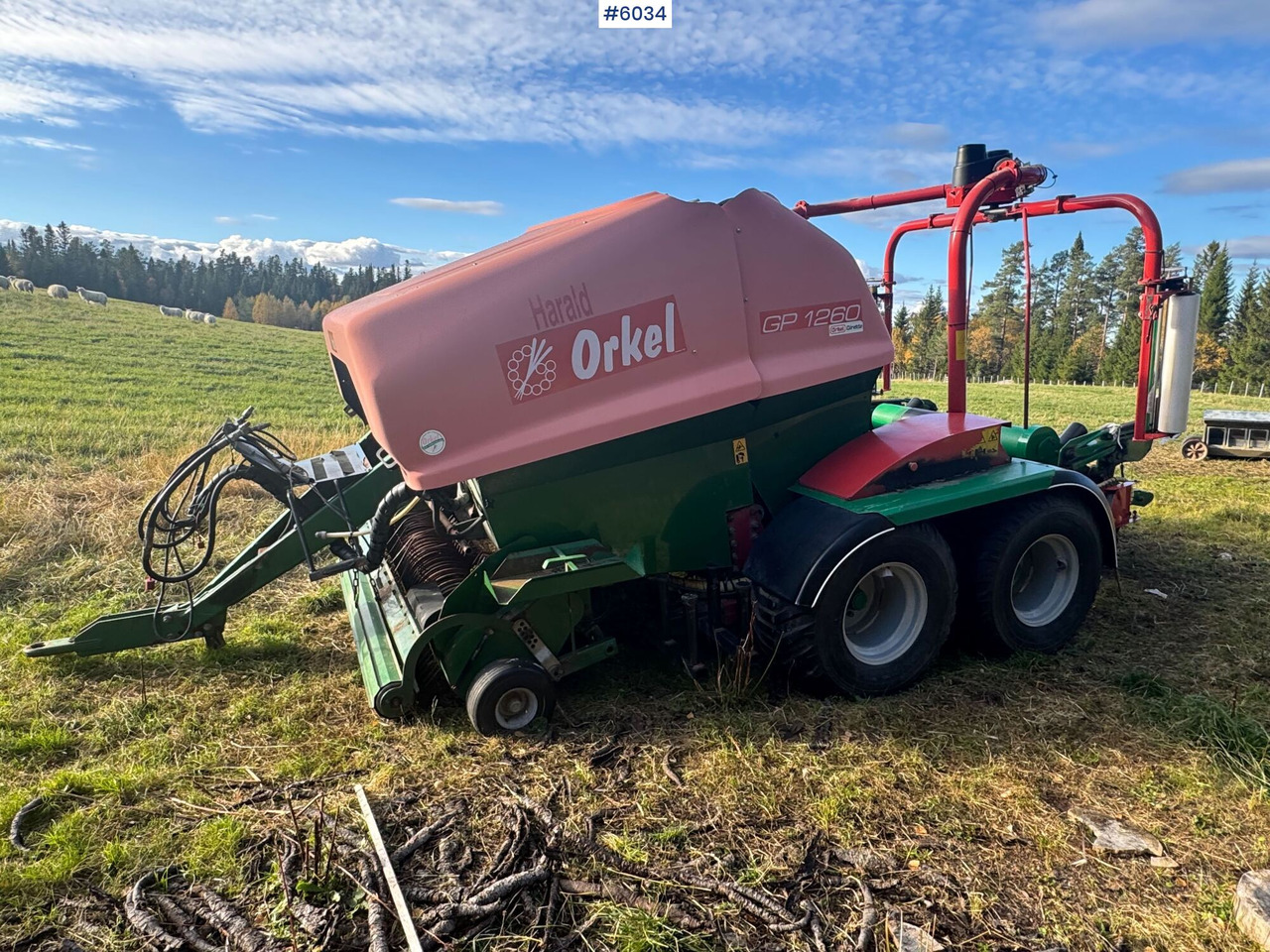 2008 Orkel 1260 round baler - Σανού και κτηνοτροφικά μηχανήματα: φωτογραφία 5 2008 Orkel 1260 round baler - Σανού και κτηνοτροφικά μηχανήματα: φωτογραφία 5