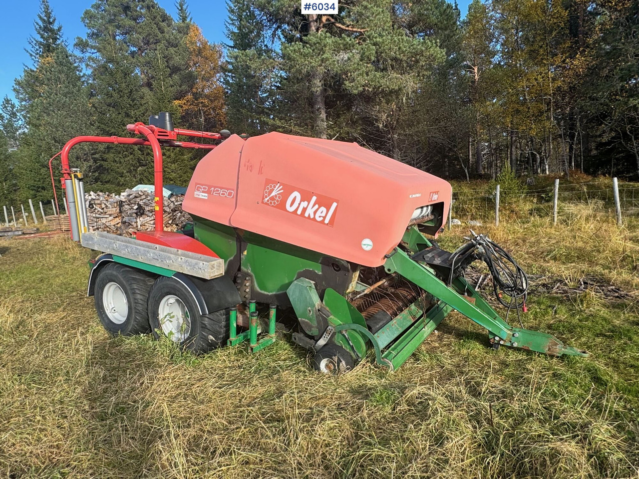 2008 Orkel 1260 round baler - Σανού και κτηνοτροφικά μηχανήματα: φωτογραφία 3 2008 Orkel 1260 round baler - Σανού και κτηνοτροφικά μηχανήματα: φωτογραφία 3