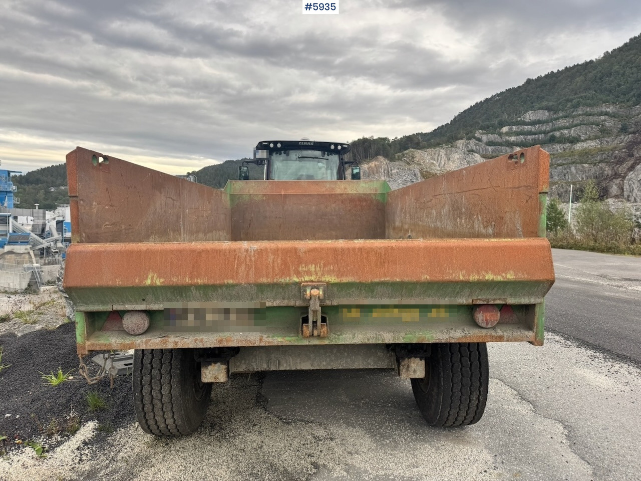 2011 Foss Eik Dumper Trailer. - Ανατρεπόμενη ρυμούλκα για τρακτέρ: φωτογραφία 4 2011 Foss Eik Dumper Trailer. - Ανατρεπόμενη ρυμούλκα για τρακτέρ: φωτογραφία 4