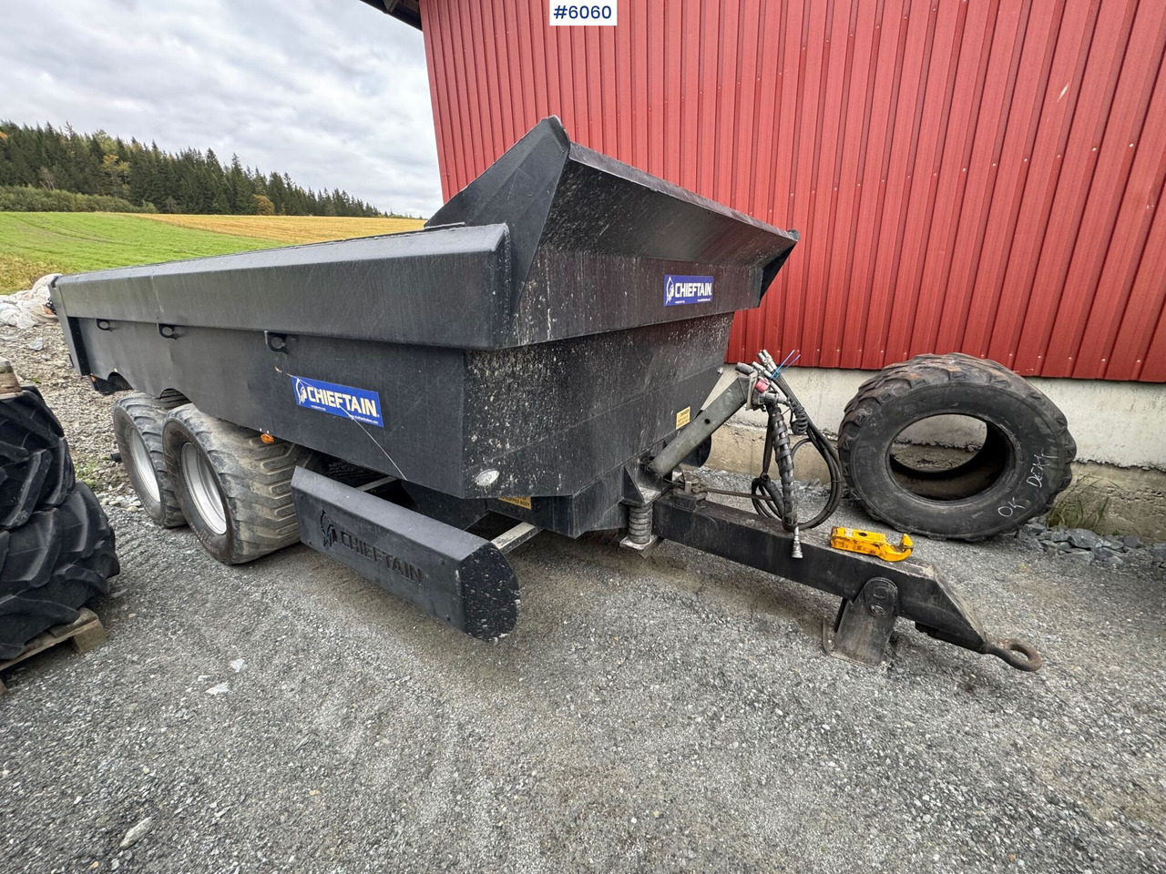 2012 Chieftain Dumper trailer - Ρυμούλκα για τρακτέρ: φωτογραφία 1 2012 Chieftain Dumper trailer - Ρυμούλκα για τρακτέρ: φωτογραφία 1