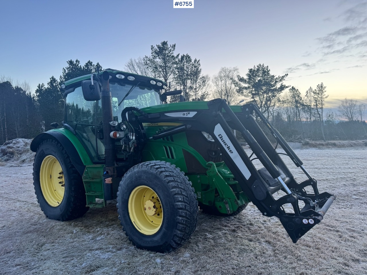 2013 John Deere 6125R w/ Front Hydraulics and Front Loader. - Τρακτέρ: φωτογραφία 3 2013 John Deere 6125R w/ Front Hydraulics and Front Loader. - Τρακτέρ: φωτογραφία 3