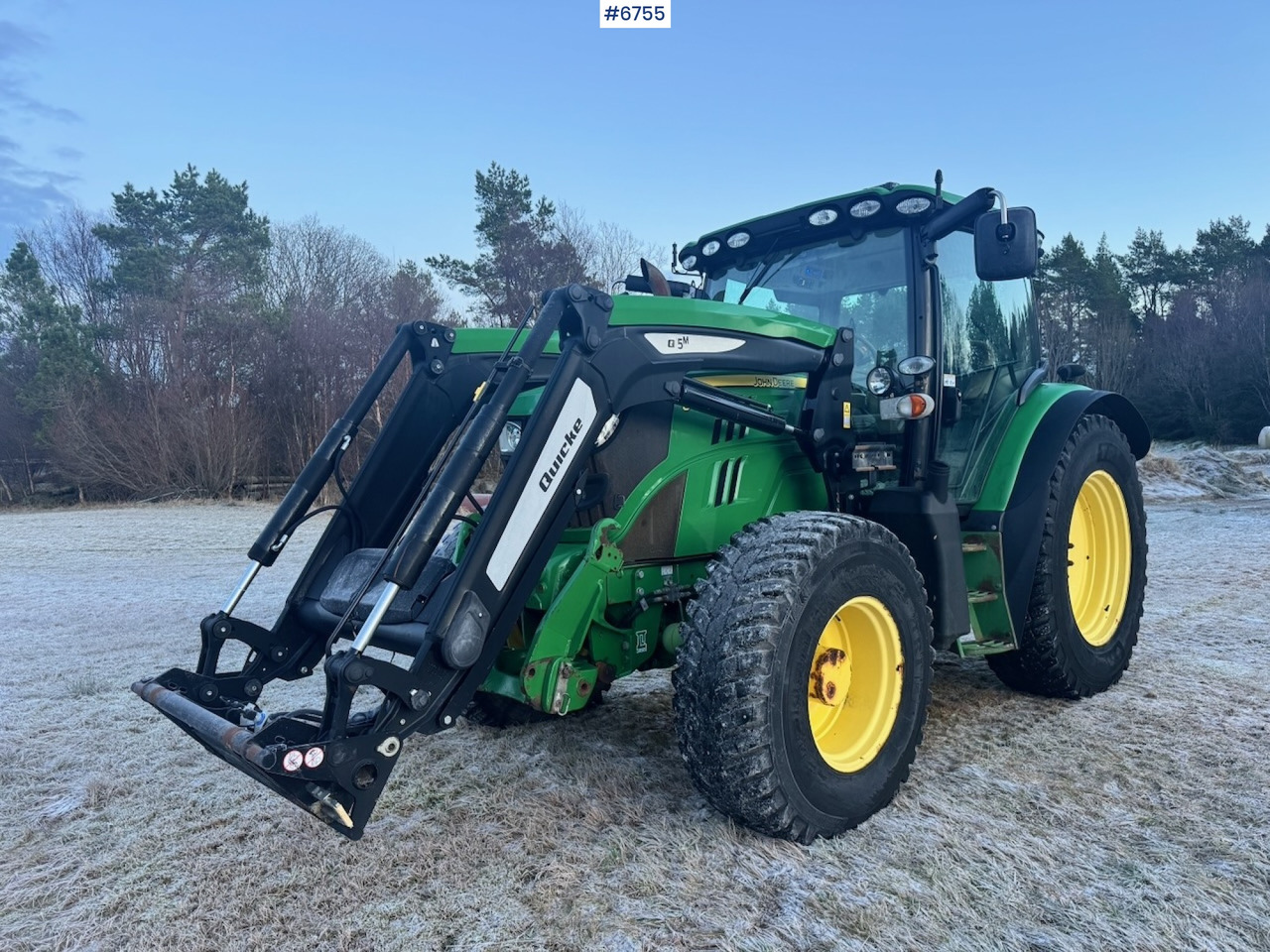 2013 John Deere 6125R w/ Front Hydraulics and Front Loader. - Τρακτέρ: φωτογραφία 1 2013 John Deere 6125R w/ Front Hydraulics and Front Loader. - Τρακτέρ: φωτογραφία 1