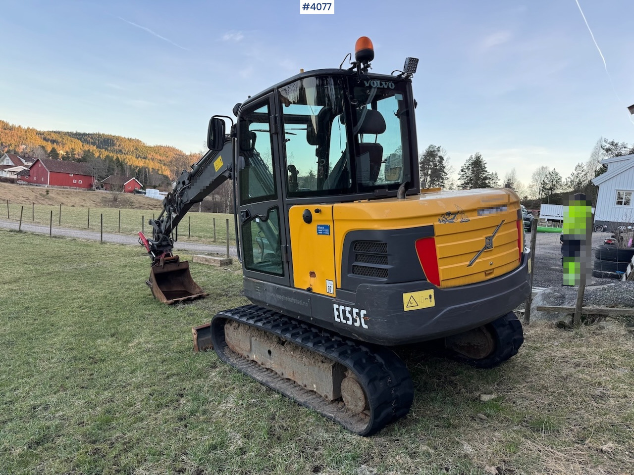 2013 Volvo EC 55 C w/rotor tilt, grapple and 3 buckets - Εκσκαφέας: φωτογραφία 3 2013 Volvo EC 55 C w/rotor tilt, grapple and 3 buckets - Εκσκαφέας: φωτογραφία 3