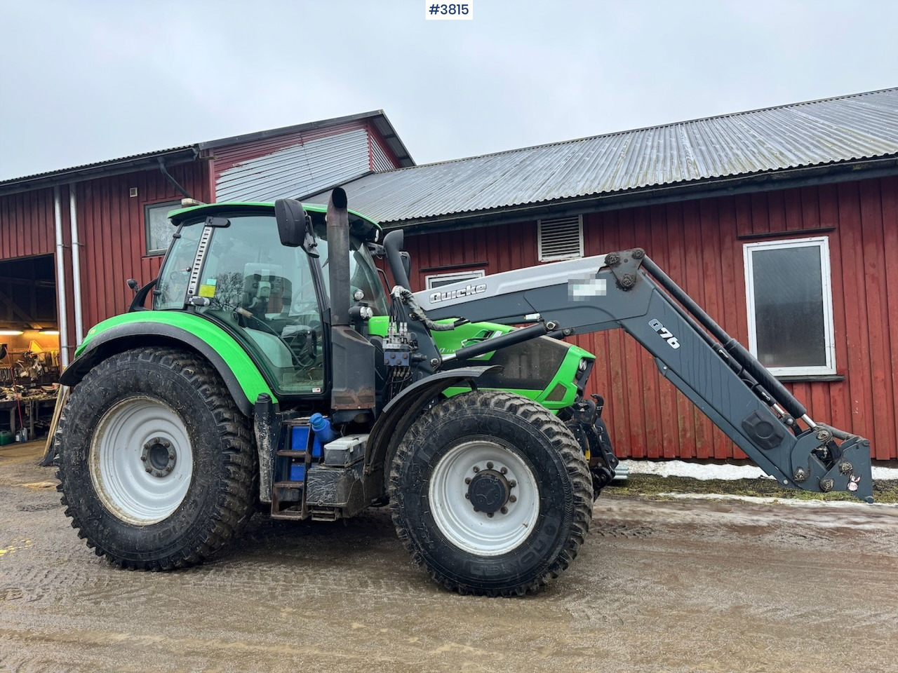 2015 Deutz-fahr 6190 Agrotron w/ Front loader, Front PTO and 2 sets of tires. - Τρακτέρ: φωτογραφία 2 2015 Deutz-fahr 6190 Agrotron w/ Front loader, Front PTO and 2 sets of tires. - Τρακτέρ: φωτογραφία 2