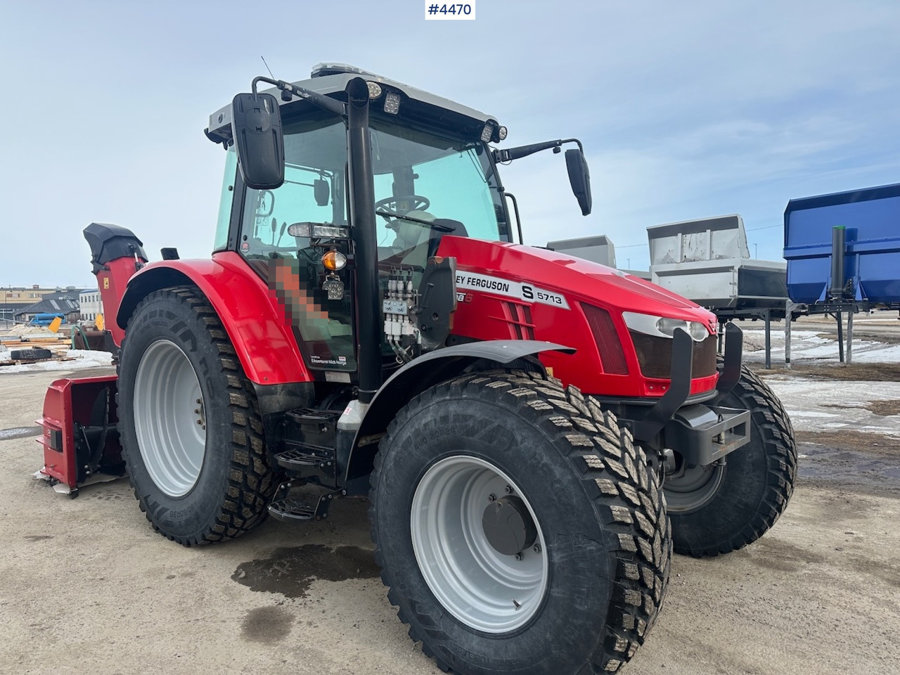 2018 Massey Ferguson MF5713 S w/ 2020 Dalen snow blower - Τρακτέρ: φωτογραφία 3 2018 Massey Ferguson MF5713 S w/ 2020 Dalen snow blower - Τρακτέρ: φωτογραφία 3