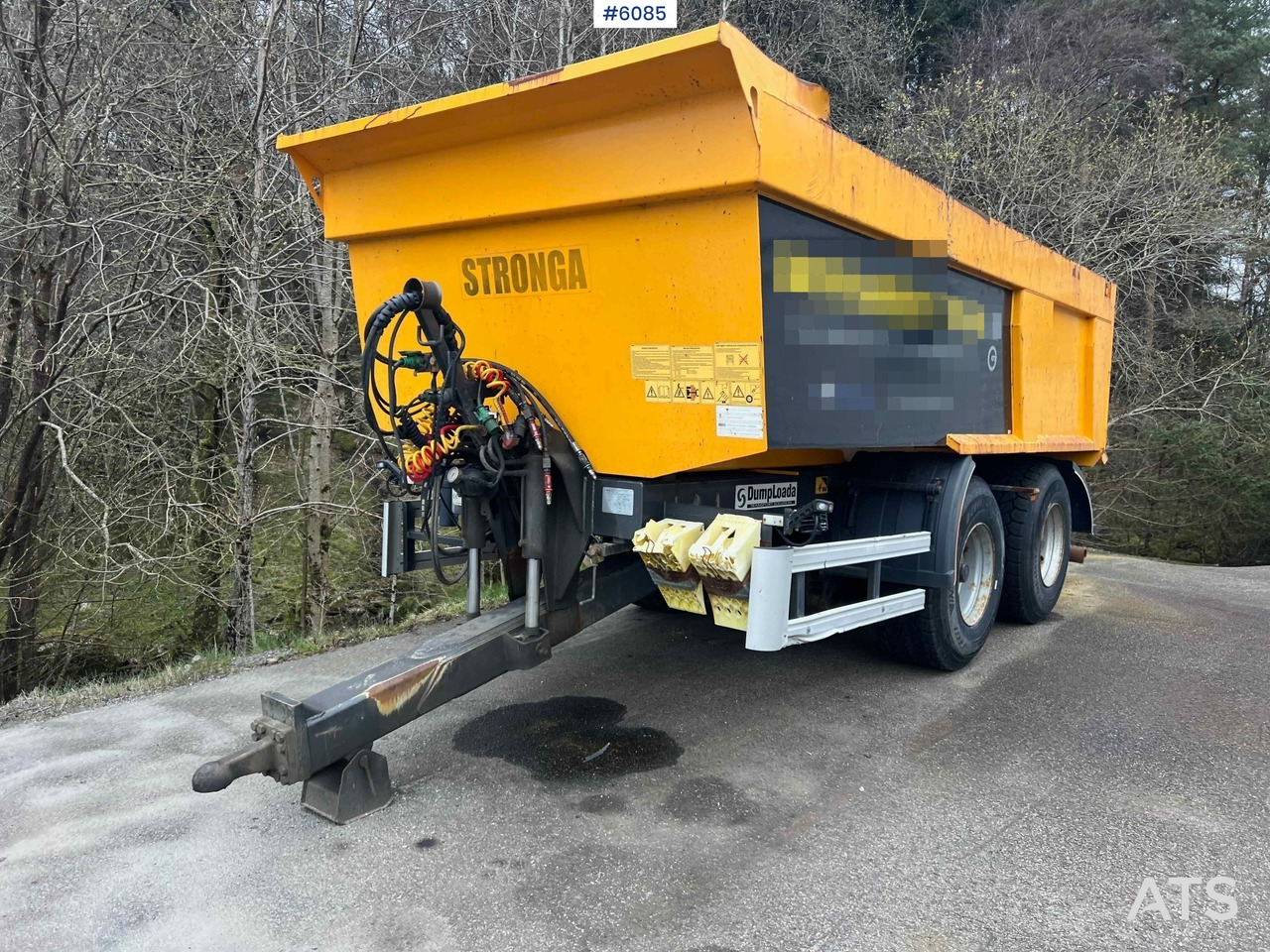 2019 2 axle Stronga DL1200 Dumper trailer - Ανατρεπόμενη ρυμούλκα για τρακτέρ: φωτογραφία 3 2019 2 axle Stronga DL1200 Dumper trailer - Ανατρεπόμενη ρυμούλκα για τρακτέρ: φωτογραφία 3
