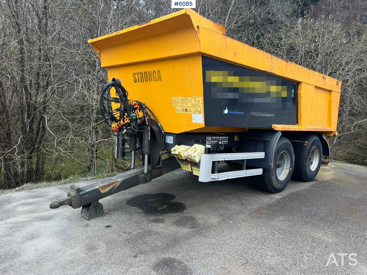 2019 2 axle Stronga DL1200 Dumper trailer - Ανατρεπόμενη ρυμούλκα για τρακτέρ: φωτογραφία 2 2019 2 axle Stronga DL1200 Dumper trailer - Ανατρεπόμενη ρυμούλκα για τρακτέρ: φωτογραφία 2