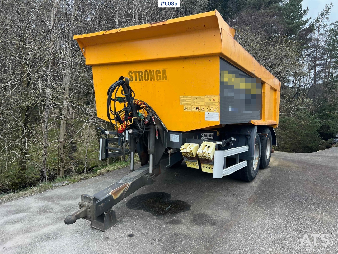 2019 2 axle Stronga DL1200 Dumper trailer - Ανατρεπόμενη ρυμούλκα για τρακτέρ: φωτογραφία 4 2019 2 axle Stronga DL1200 Dumper trailer - Ανατρεπόμενη ρυμούλκα για τρακτέρ: φωτογραφία 4