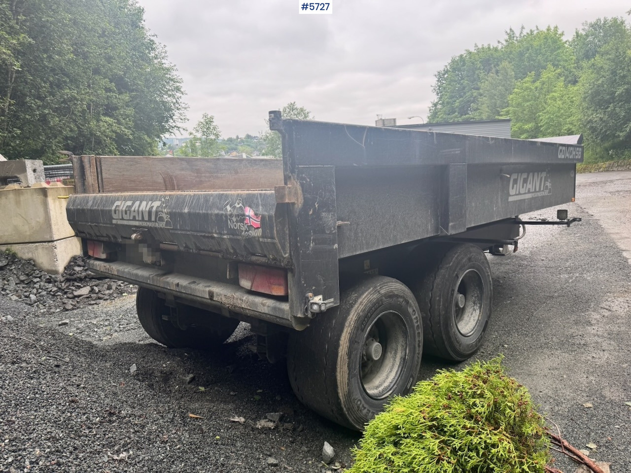 2022 Gigang Dumper trailer for tractor. - Ανατρεπόμενη ρυμούλκα για τρακτέρ: φωτογραφία 4 2022 Gigang Dumper trailer for tractor. - Ανατρεπόμενη ρυμούλκα για τρακτέρ: φωτογραφία 4