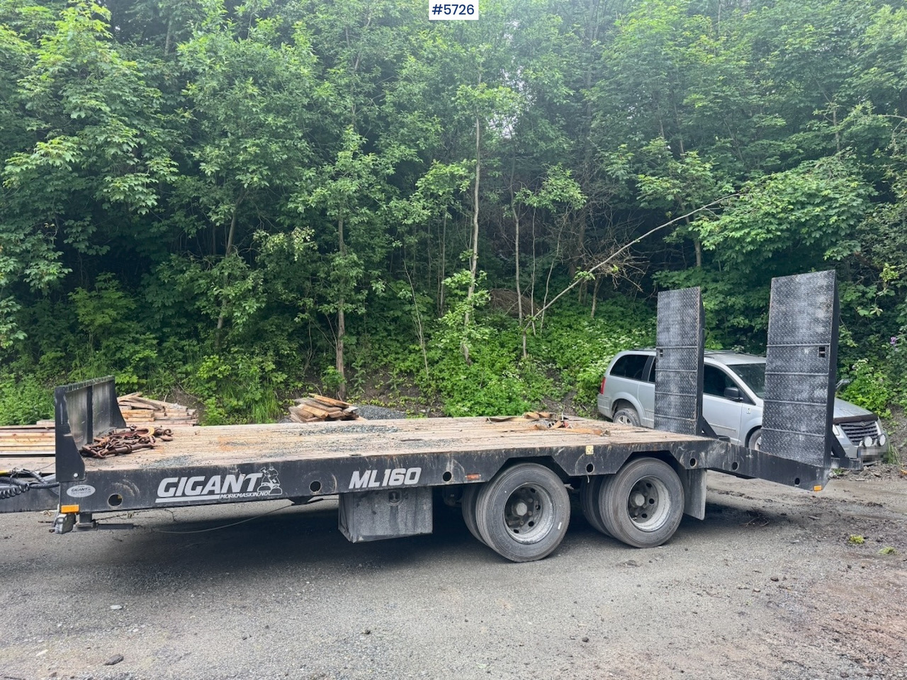 2023 Gigant ML-160 Machine trailer for tractor. - Ρυμούλκα με χαμηλό δάπεδο: φωτογραφία 2 2023 Gigant ML-160 Machine trailer for tractor. - Ρυμούλκα με χαμηλό δάπεδο: φωτογραφία 2