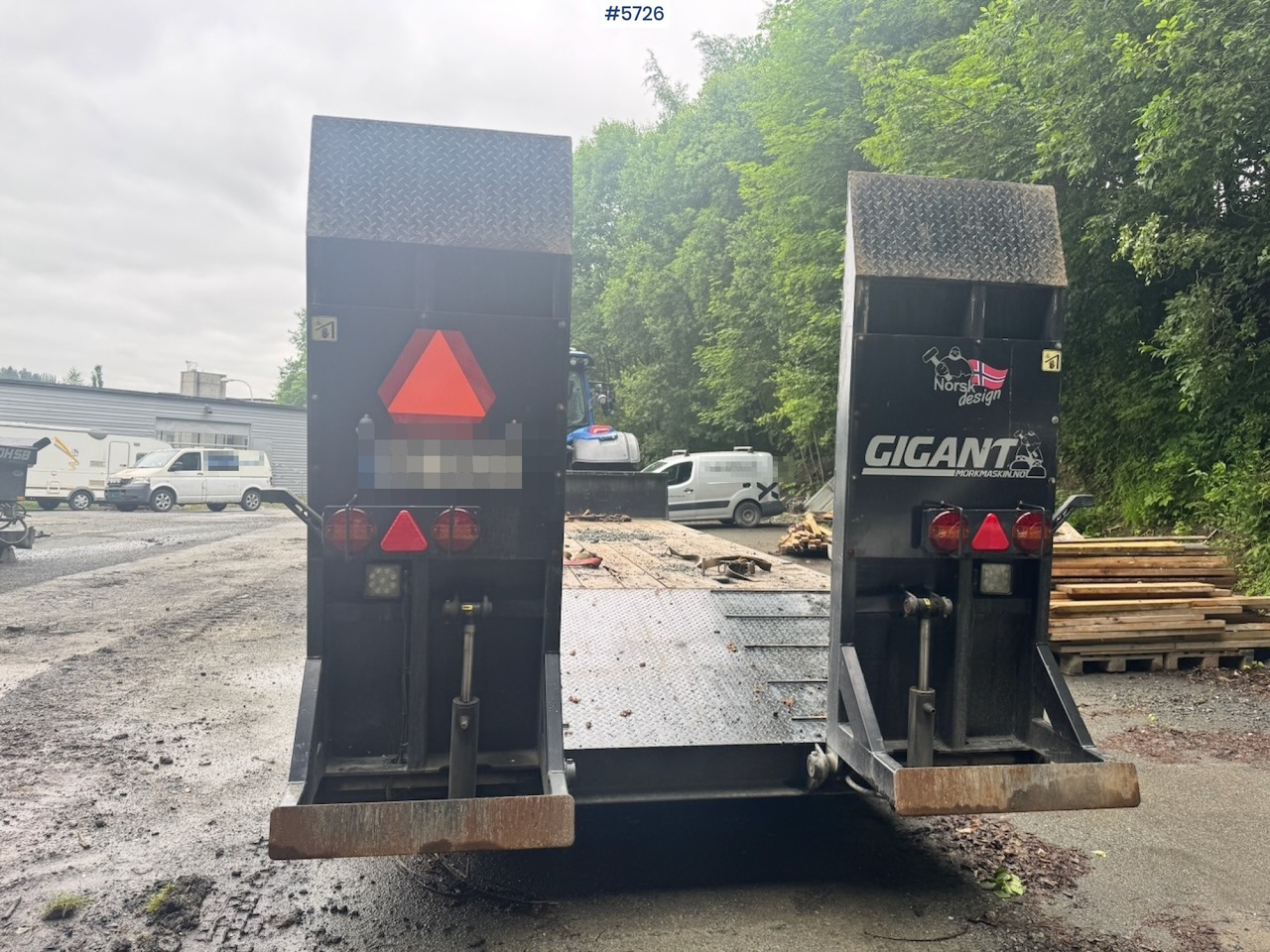 2023 Gigant ML-160 Machine trailer for tractor. - Ρυμούλκα με χαμηλό δάπεδο: φωτογραφία 4 2023 Gigant ML-160 Machine trailer for tractor. - Ρυμούλκα με χαμηλό δάπεδο: φωτογραφία 4