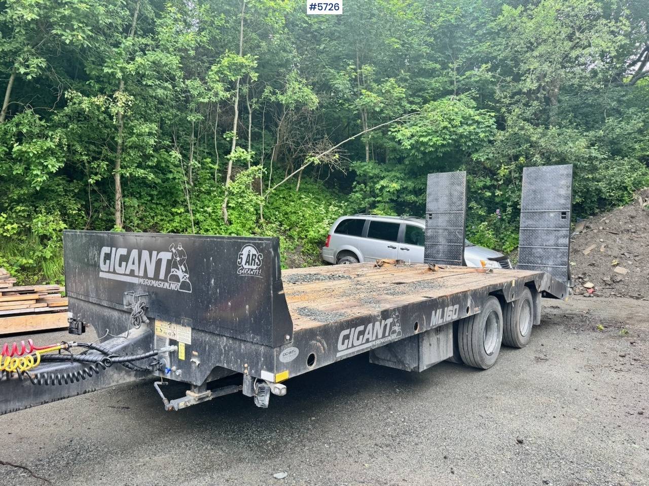 2023 Gigant ML-160 Machine trailer for tractor. - Ρυμούλκα με χαμηλό δάπεδο: φωτογραφία 1 2023 Gigant ML-160 Machine trailer for tractor. - Ρυμούλκα με χαμηλό δάπεδο: φωτογραφία 1