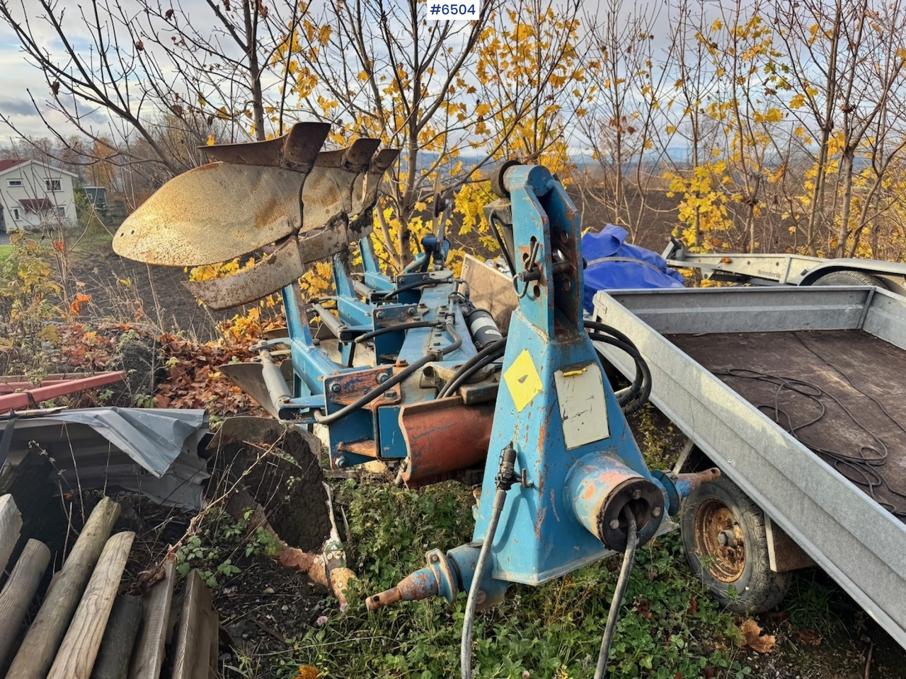 Approx. 1995 Øverum 3-furrow reversible plough - Μηχανή οργώματος: φωτογραφία 1 Approx. 1995 Øverum 3-furrow reversible plough - Μηχανή οργώματος: φωτογραφία 1