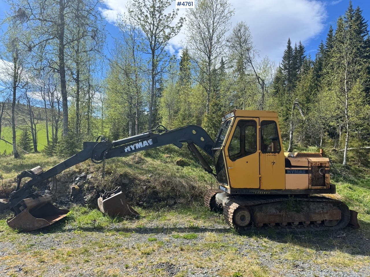 Circa 1990 Hymas 82R Crawler excavator w/ 2 buckets. - Εκσκαφέας: φωτογραφία 1 Circa 1990 Hymas 82R Crawler excavator w/ 2 buckets. - Εκσκαφέας: φωτογραφία 1