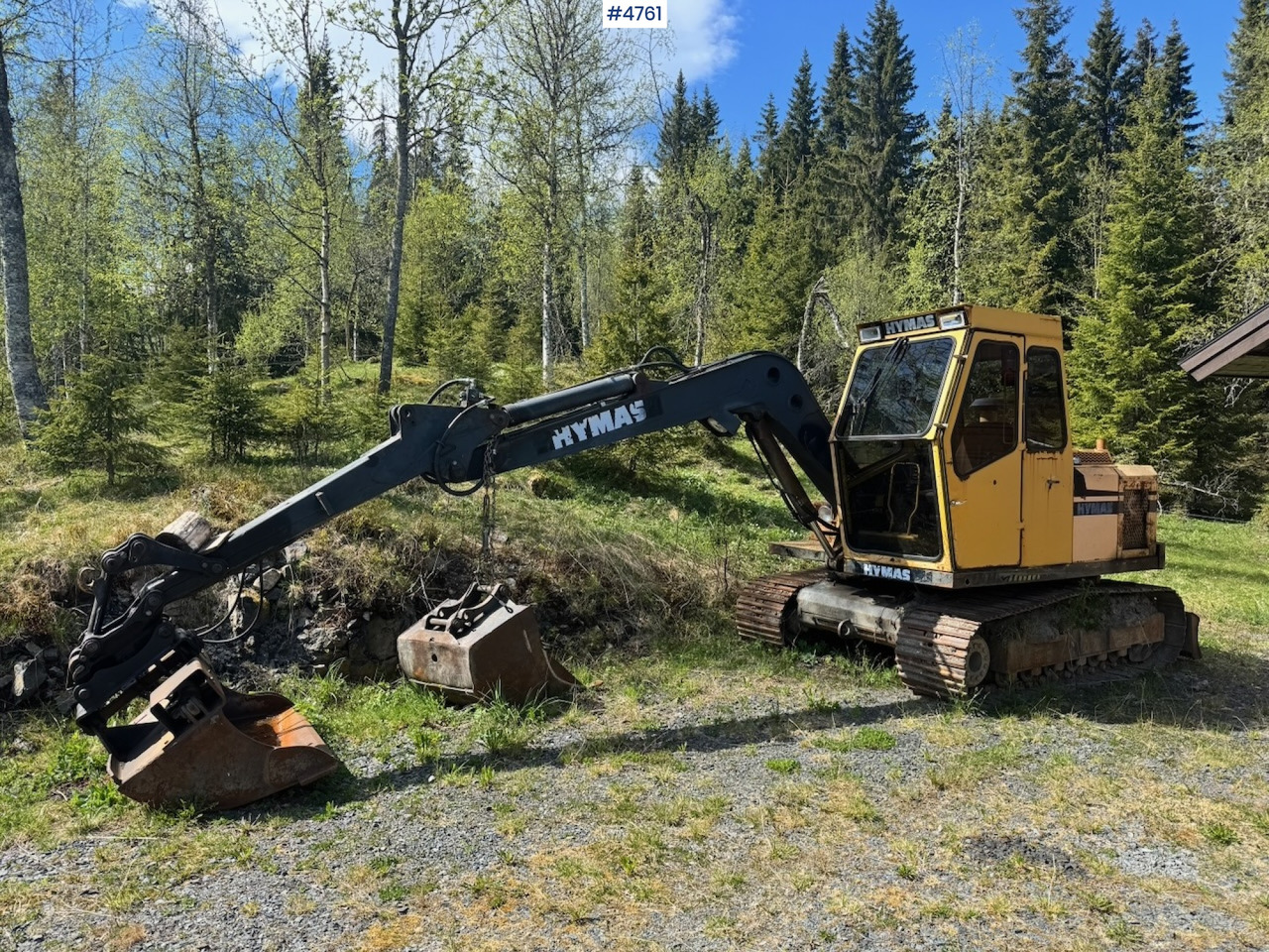 Circa 1990 Hymas 82R Crawler excavator w/ 2 buckets. - Εκσκαφέας: φωτογραφία 2 Circa 1990 Hymas 82R Crawler excavator w/ 2 buckets. - Εκσκαφέας: φωτογραφία 2