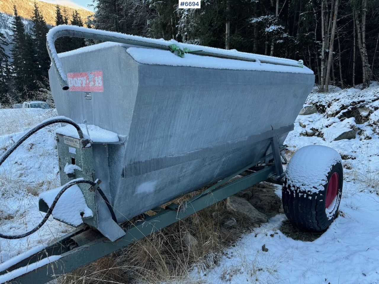 Doff X25 Manure spreader - Κοπροδιανομέας: φωτογραφία 4 Doff X25 Manure spreader - Κοπροδιανομέας: φωτογραφία 4