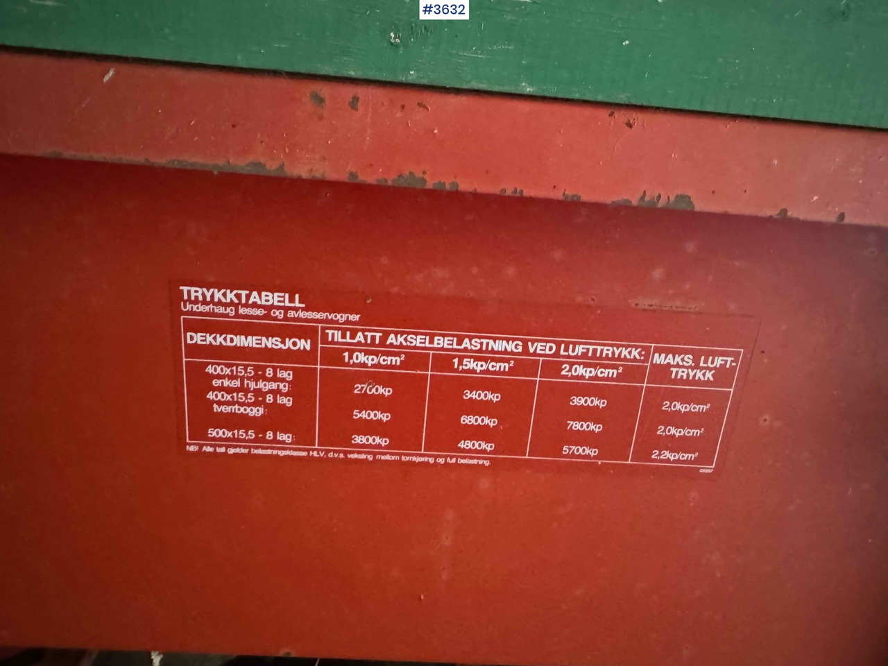 Σανού και κτηνοτροφικά μηχανήματα Kverneland UN7000 unloading trailer: φωτογραφία 14 Σανού και κτηνοτροφικά μηχανήματα Kverneland UN7000 unloading trailer: φωτογραφία 14