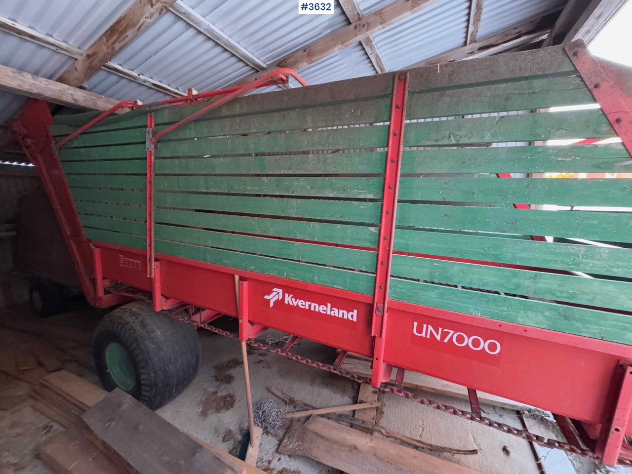 Σανού και κτηνοτροφικά μηχανήματα Kverneland UN7000 unloading trailer: φωτογραφία 6 Σανού και κτηνοτροφικά μηχανήματα Kverneland UN7000 unloading trailer: φωτογραφία 6