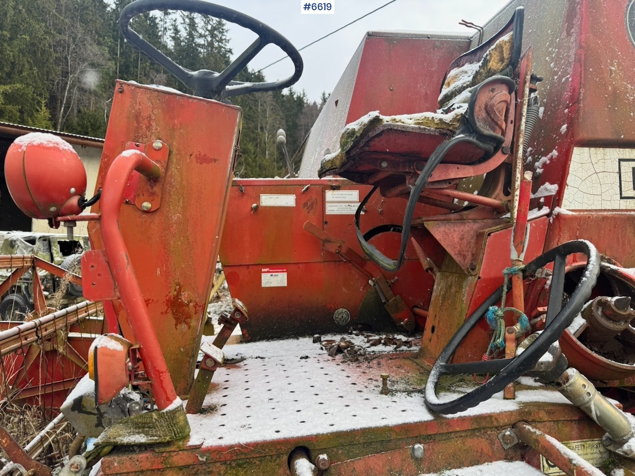 Θεριζοαλωνιστική μηχανή Massey Ferguson 487 Combine Harvester.: φωτογραφία 10 Θεριζοαλωνιστική μηχανή Massey Ferguson 487 Combine Harvester.: φωτογραφία 10