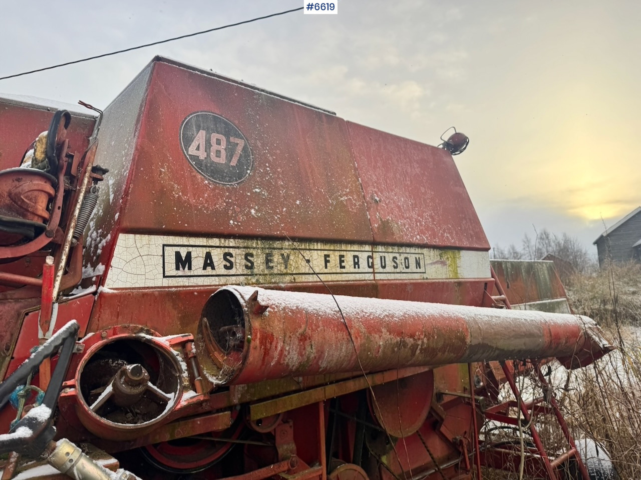 Θεριζοαλωνιστική μηχανή Massey Ferguson 487 Combine Harvester.: φωτογραφία 9 Θεριζοαλωνιστική μηχανή Massey Ferguson 487 Combine Harvester.: φωτογραφία 9