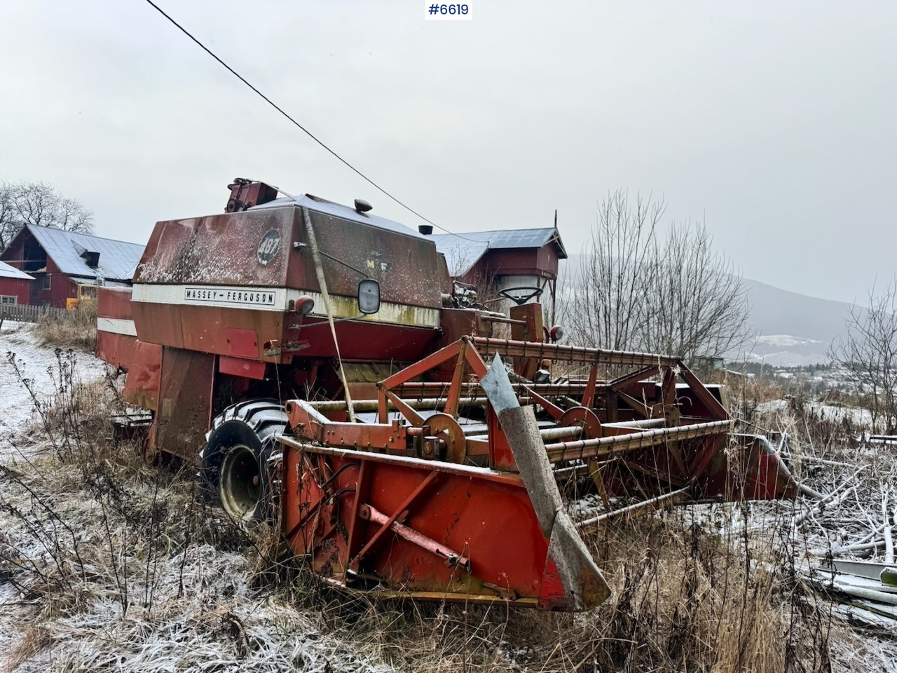 Θεριζοαλωνιστική μηχανή Massey Ferguson 487 Combine Harvester.: φωτογραφία 6 Θεριζοαλωνιστική μηχανή Massey Ferguson 487 Combine Harvester.: φωτογραφία 6