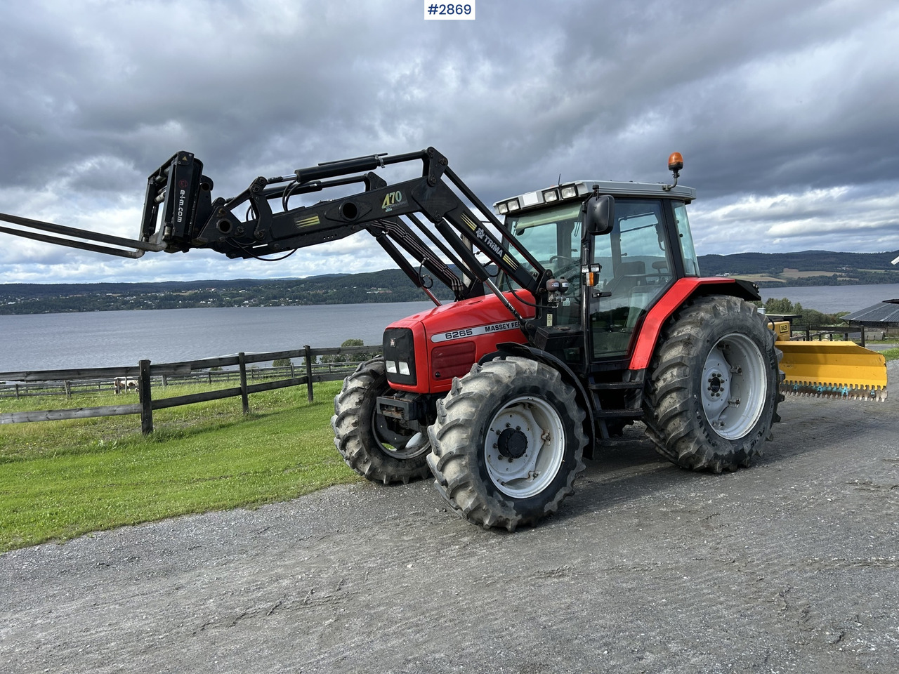 Massey Ferguson 6265 w/ trima 420 front loader - Τρακτέρ: φωτογραφία 2 Massey Ferguson 6265 w/ trima 420 front loader - Τρακτέρ: φωτογραφία 2
