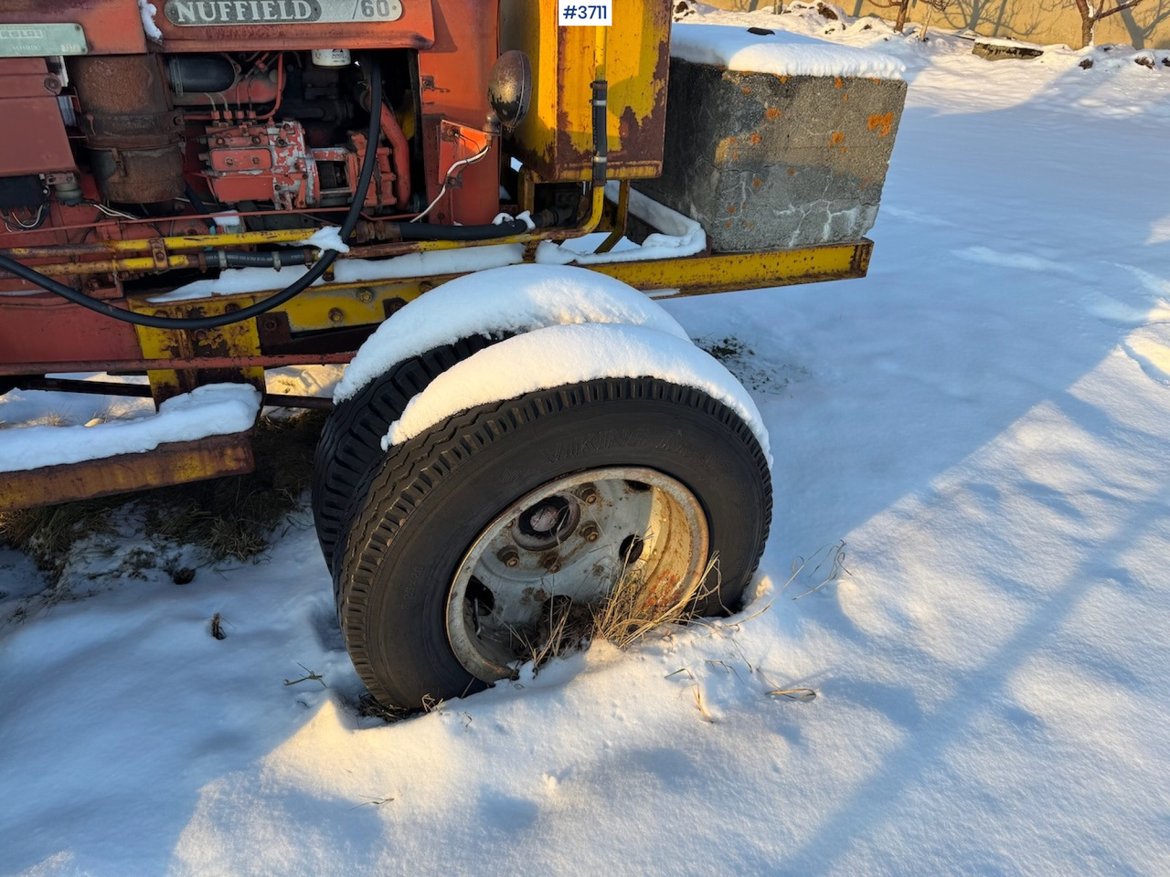 Τρακτέρ Nuffield 60 w/ Hymas Gravel Aggregate: φωτογραφία 13