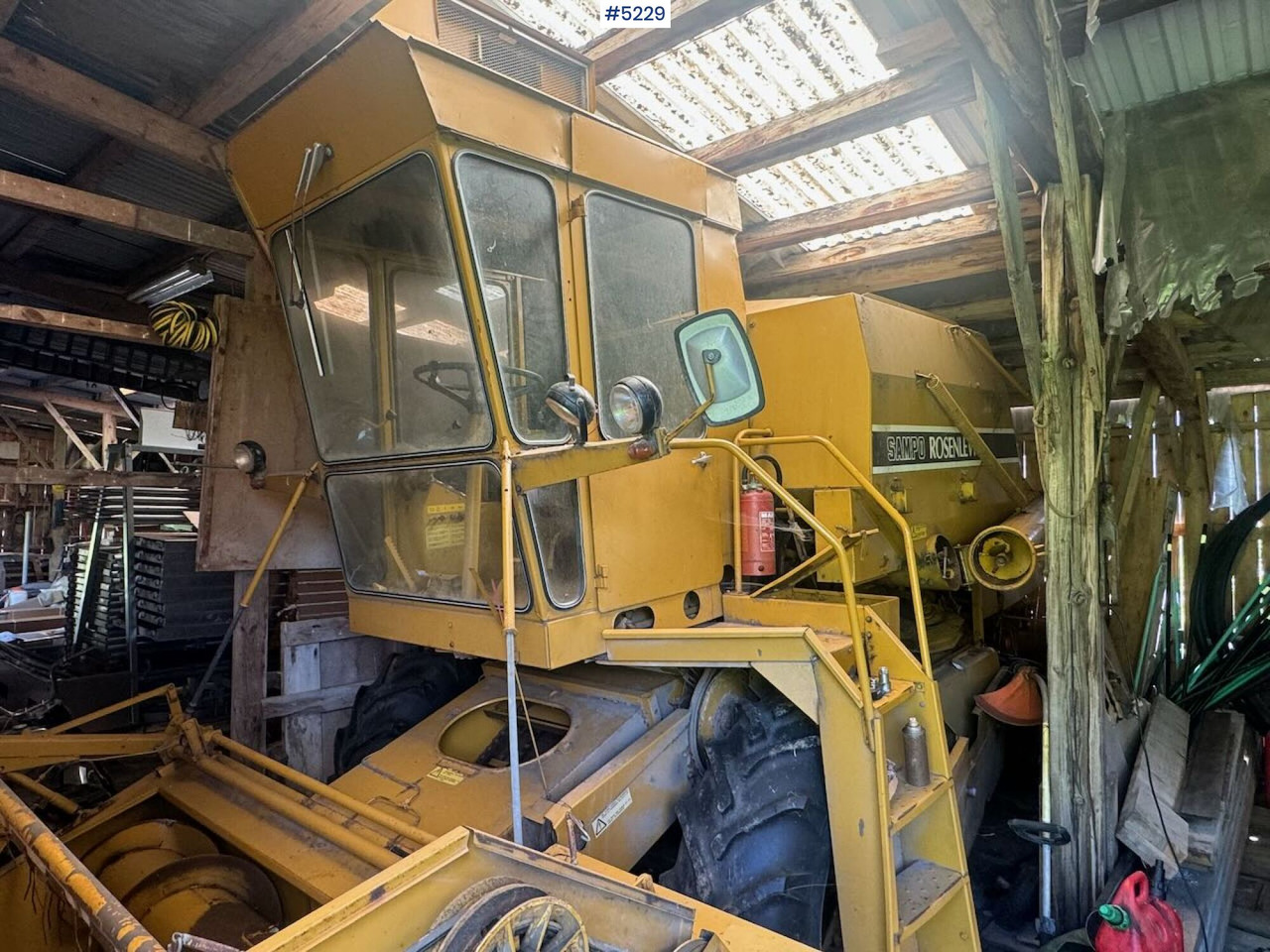 Sampo Rosenlew 500 - Θεριζοαλωνιστική μηχανή: φωτογραφία 3 Sampo Rosenlew 500 - Θεριζοαλωνιστική μηχανή: φωτογραφία 3