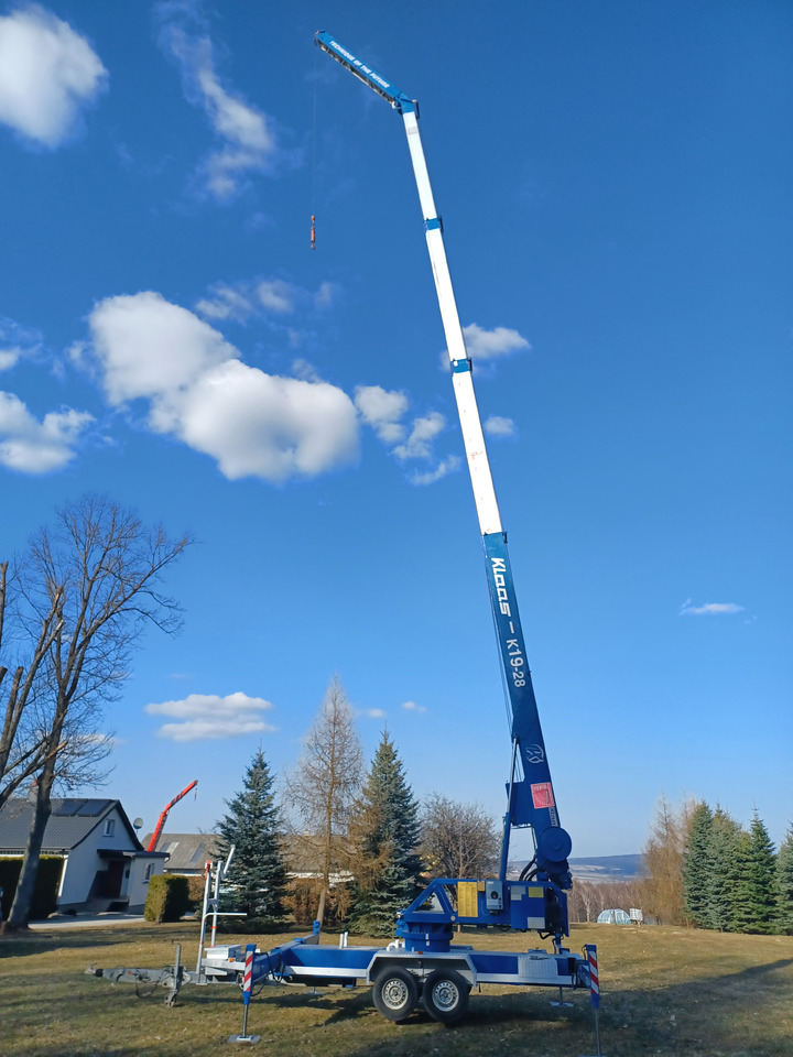 Klaas K19-28 - Τηλεσκοπικός γερανός, Τρέιλερ: φωτογραφία 5 Klaas K19-28 - Τηλεσκοπικός γερανός, Τρέιλερ: φωτογραφία 5