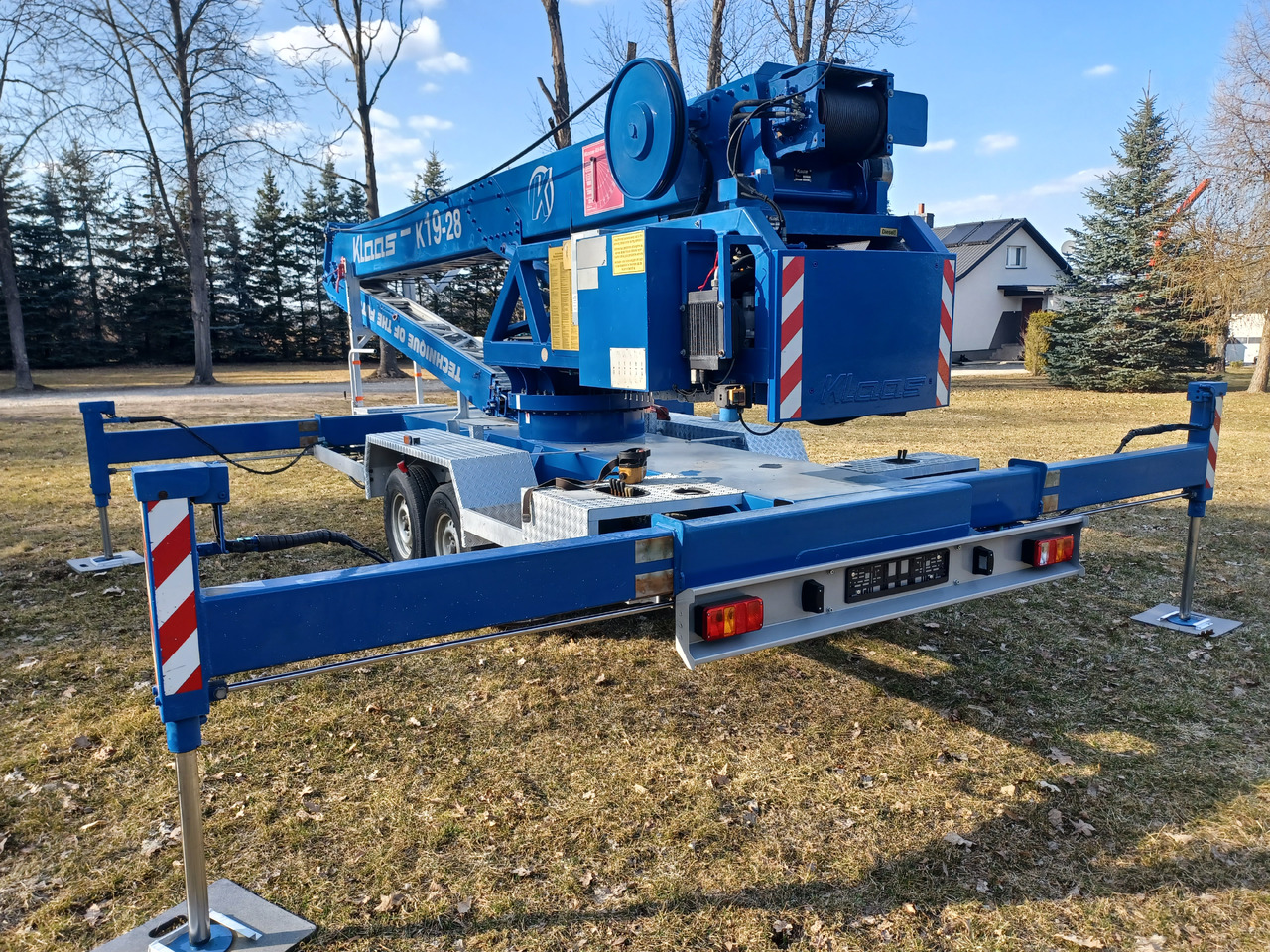 Klaas K19-28 - Τηλεσκοπικός γερανός, Τρέιλερ: φωτογραφία 2 Klaas K19-28 - Τηλεσκοπικός γερανός, Τρέιλερ: φωτογραφία 2