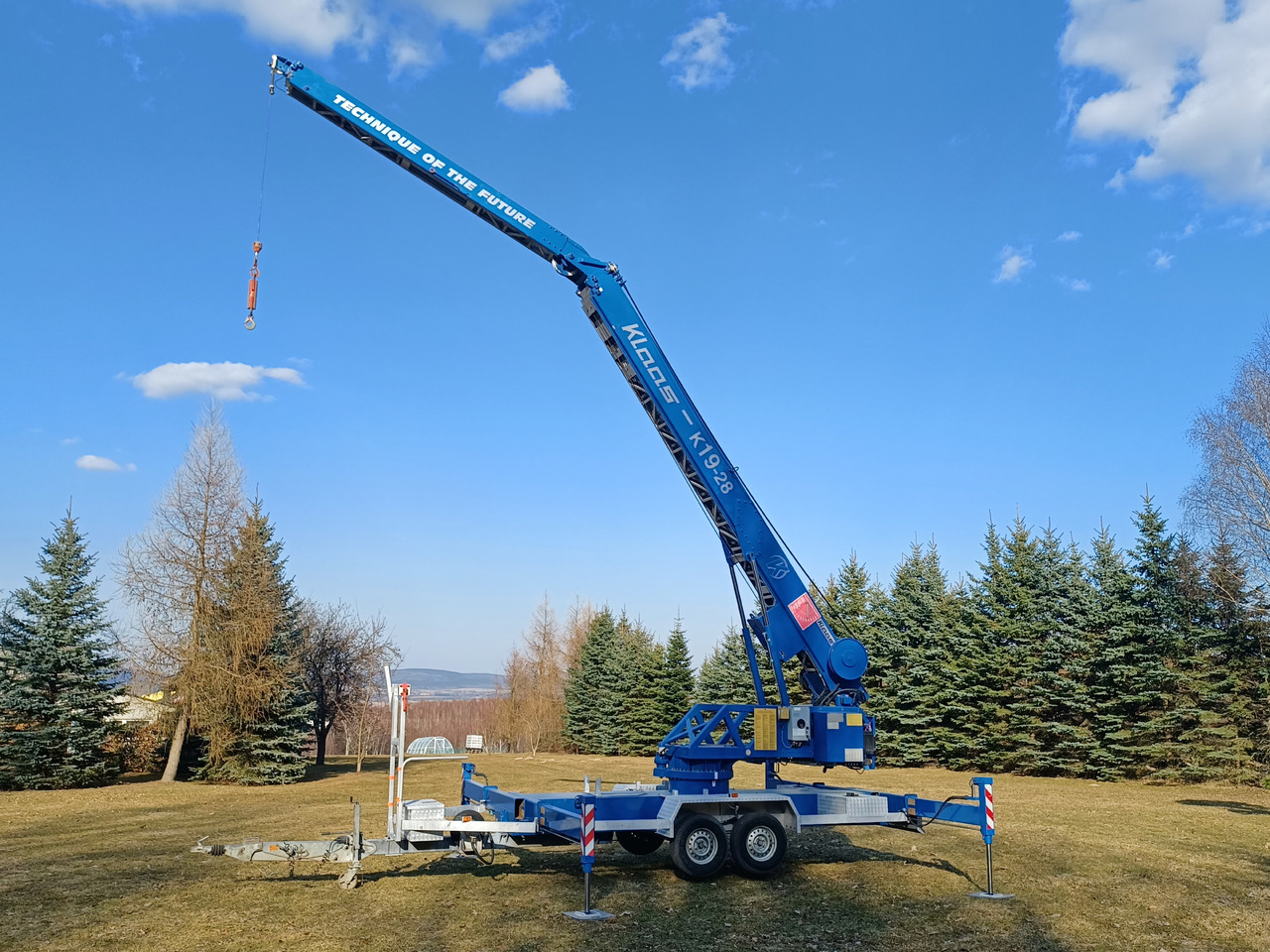 Klaas K19-28 - Τηλεσκοπικός γερανός, Τρέιλερ: φωτογραφία 3 Klaas K19-28 - Τηλεσκοπικός γερανός, Τρέιλερ: φωτογραφία 3