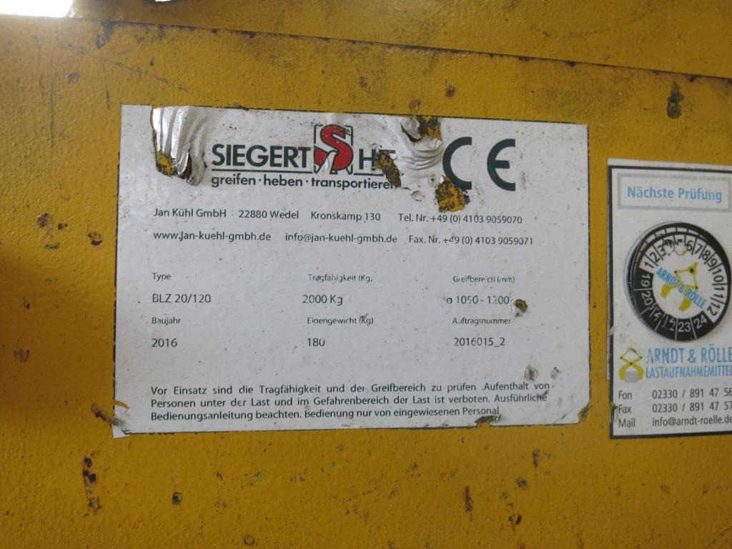 SIEGERT SHT BLZ 20- 120 - Αρπάγη: φωτογραφία 3 SIEGERT SHT BLZ 20- 120 - Αρπάγη: φωτογραφία 3